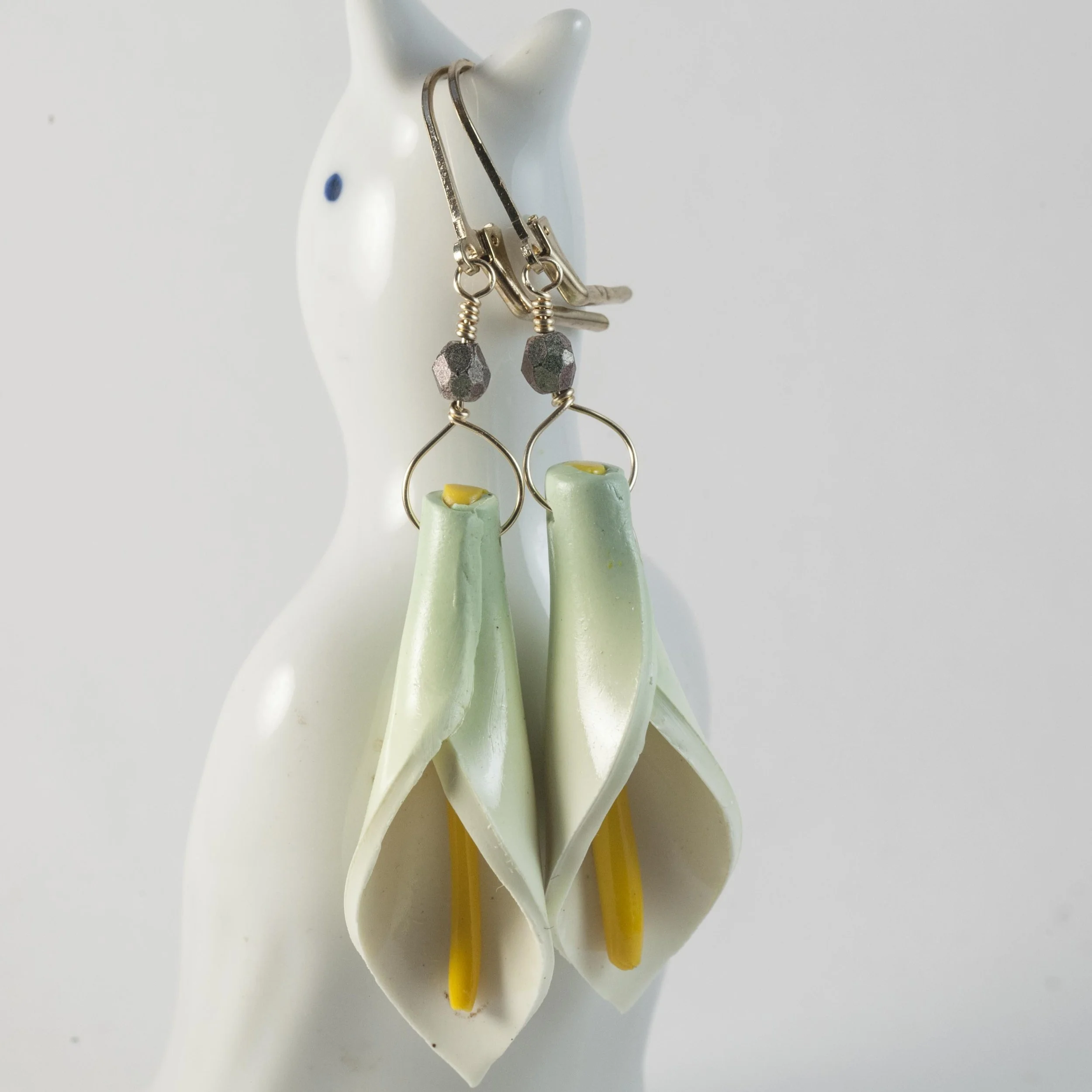 Calla Lily Earrings XIV - $29