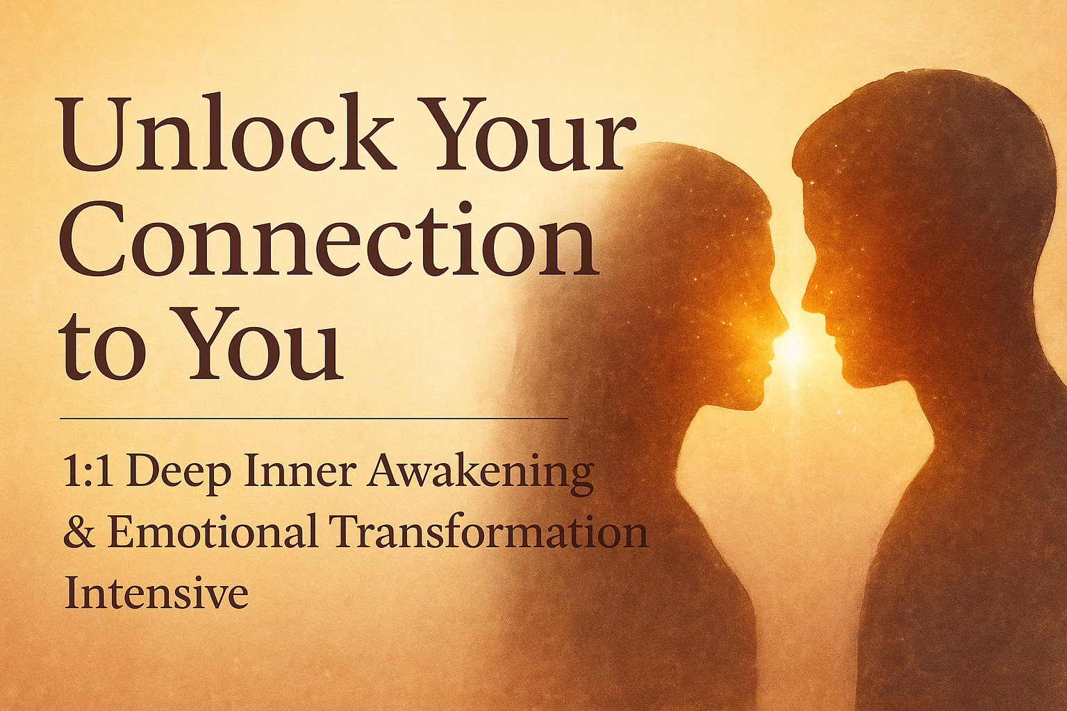 Connect me to me Unlock Your Connection to You 1:1 Deep Inner Awakening & Emotional Transformation