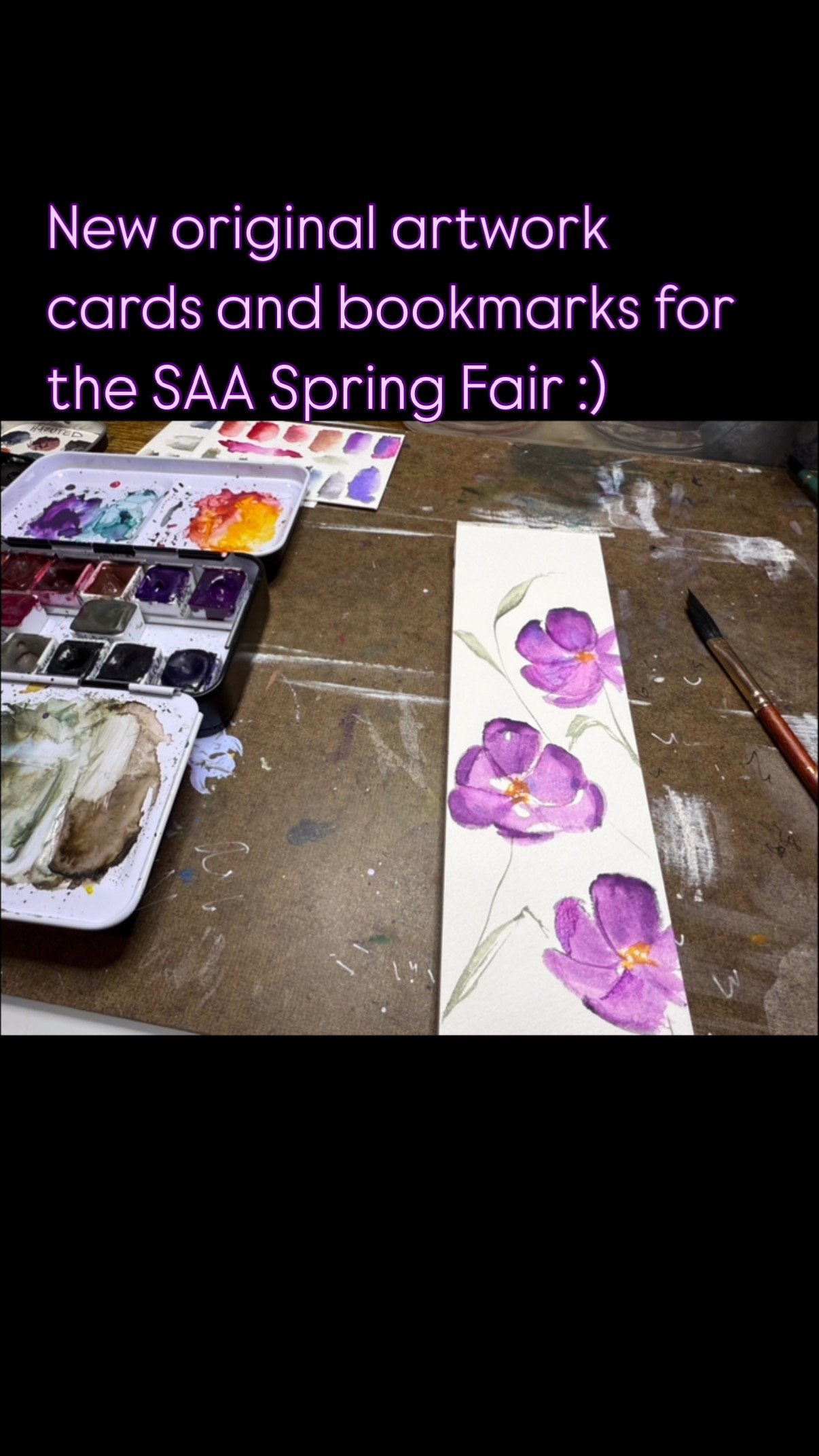 Getting ready for the @sudburyartassociation Spring fair in a few weeks :) #watercolor #watercolorart #watercolorartist #localartist