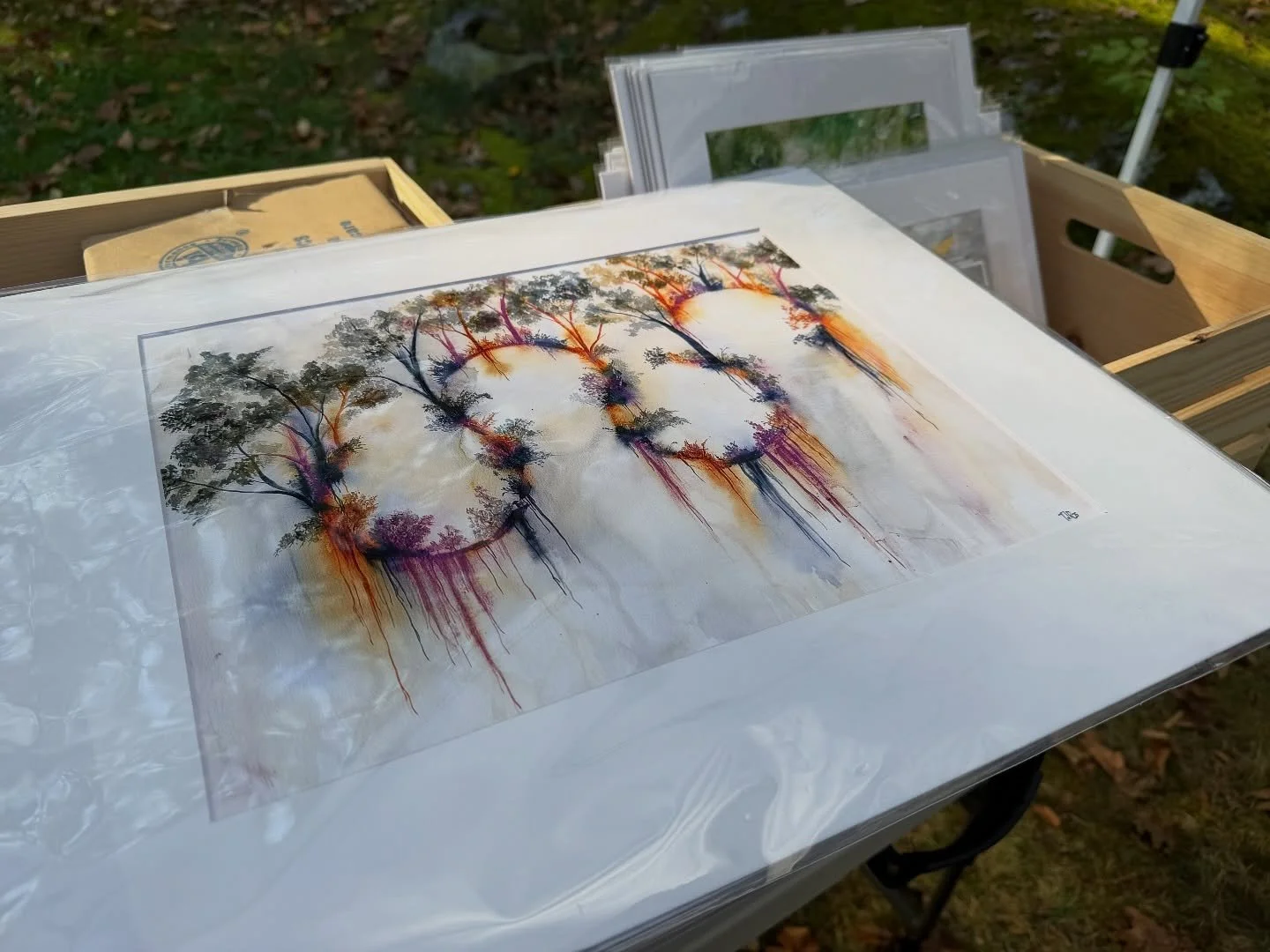We&rsquo;re getting ready to go for #bhos #boltonharvardopenstudios at Bolton stop #4. Great joining @anngillespieart @hmlceramics and #woollywear at Ann&rsquo;s Studio in the Woods!! Come see some beautiful art and artisans on a gorgeous fall day :)
