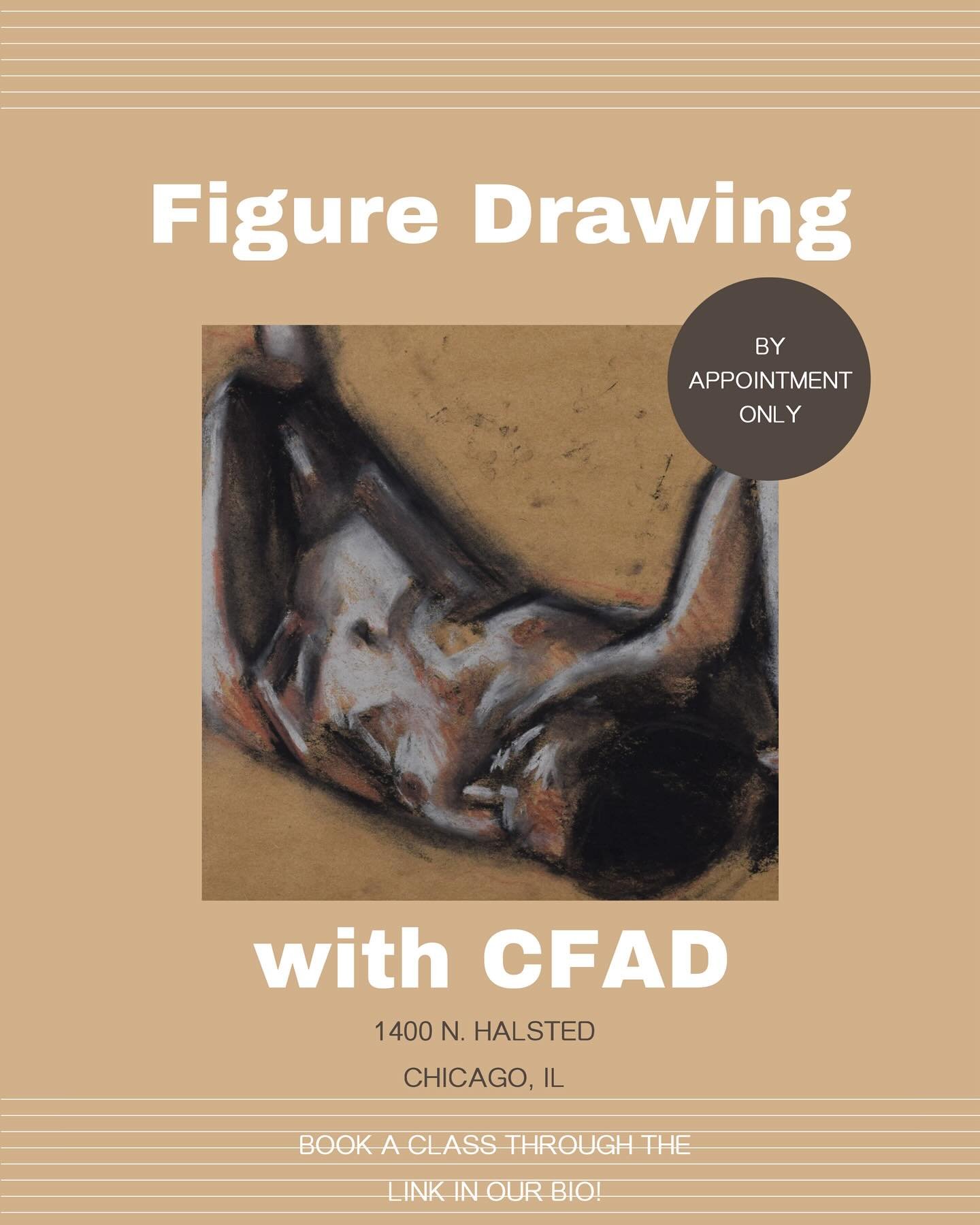Come join us for a figure drawing session! ✍️

We have Drop-In Hours: 
Tuesdays: 11 AM to 1 PM
Saturdays: 11 AM to 1 PM

And Instructed Figure-Drawing Classes: 
Thursdays: 7 to 9 PM

Book a class online to reserve your spot today! You can visit the l