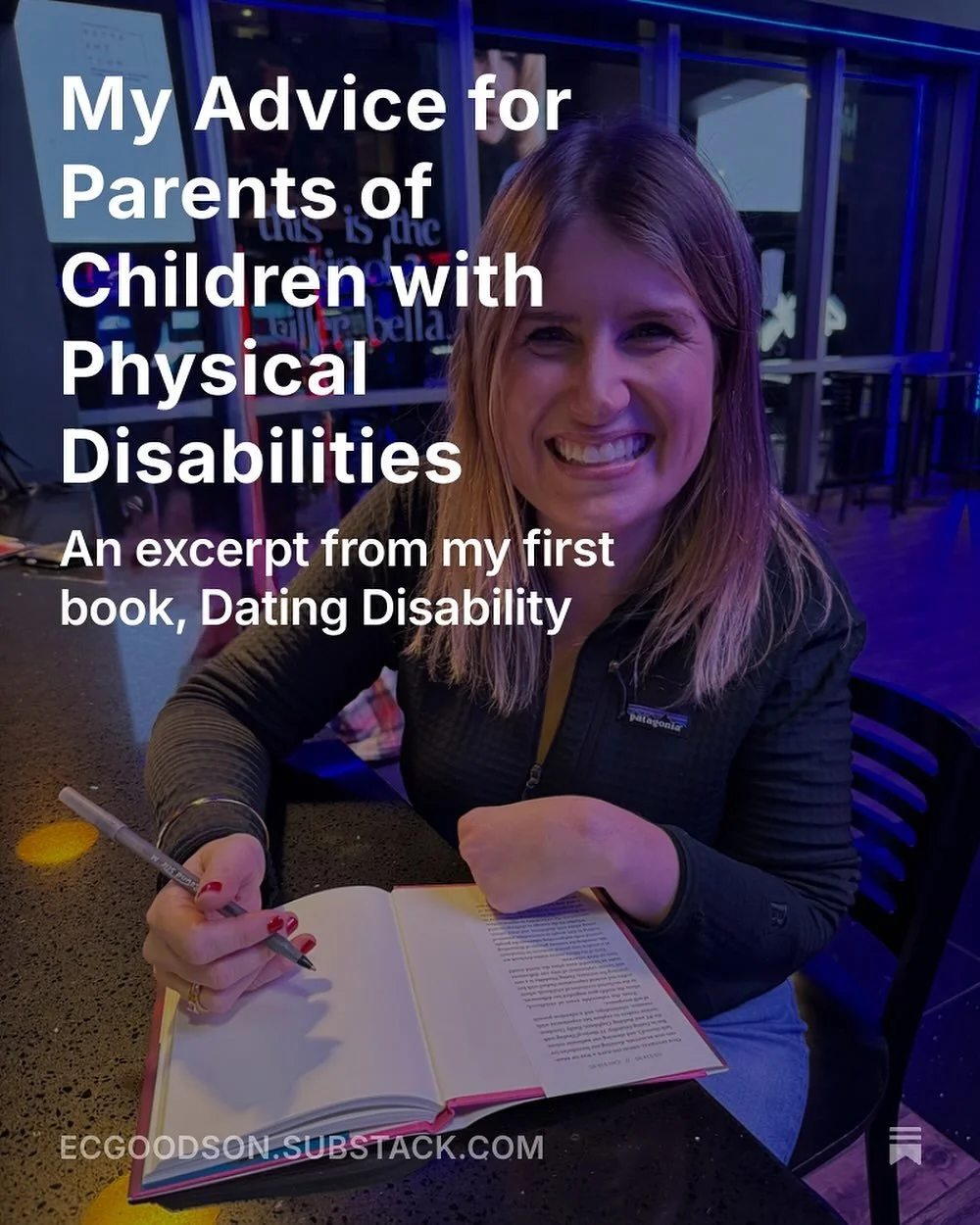 It has been three weeks since advanced copies of my first book, Dating Disability, began circulating, and I could not be more excited.

Over the past few weeks, I&rsquo;ve been often asked what I&rsquo;m most proud of in the book and it is, without a