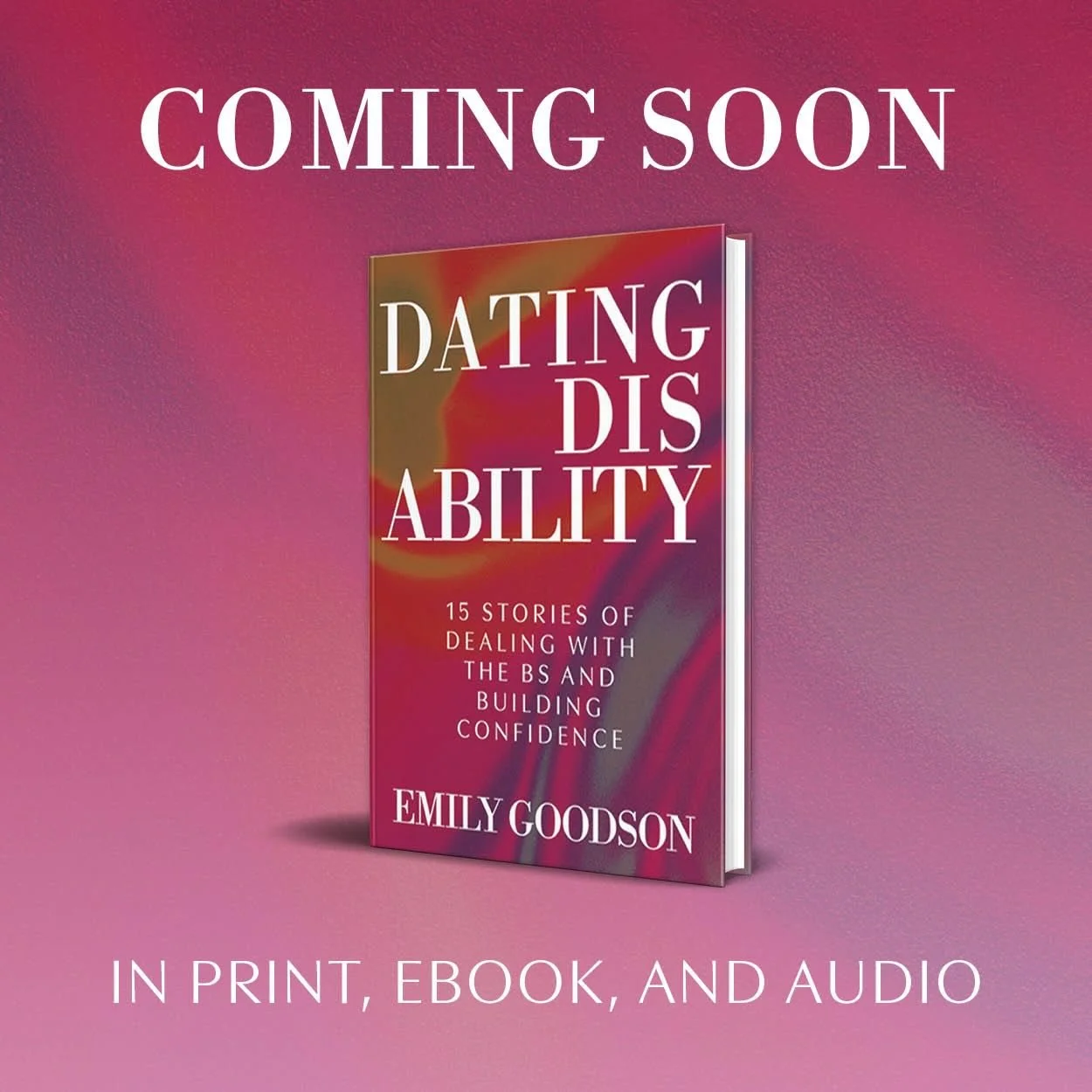 T minus 4 days until the official print book and e-book release! Audiobook to follow in 2026. 

If you haven&rsquo;t already, you can pre-order on Amazon or from your independent bookstore of choice. 

Let&rsquo;s go ❤️
