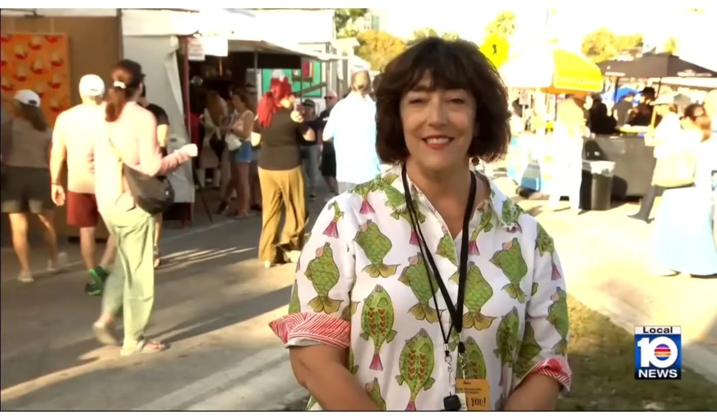 The @coconutgroveartsfestival has brought such great energy &amp; creative vibes!

Thank you @dstrzynski for choosing one our favorite dresses 👗 to wear this weekend!!

🎬 Take a moment to watch Dylan's short film "The Life You Make". Her 