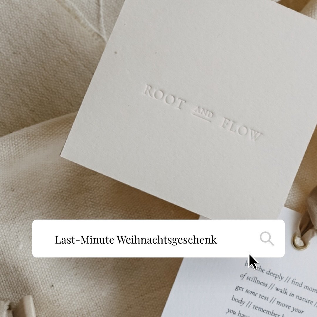 Last-Minute Weihnachtsgeschenk gesucht? ✨
&Uuml;berrasche deine Liebsten mit einem Gutschein von Root and Flow &ndash; individuell und an jedes pers&ouml;nliche Ziel angepasst!

Ob Personaltraining, Laufcoaching, Zehnerblock f&uuml;r Gruppenkurse ode
