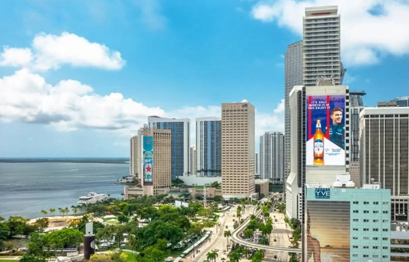 large digital billboard, wall mount billboard, billboard, billboard upgrade, LED billboard, wood pole billboard, OOH, custom billboard, digital billboard