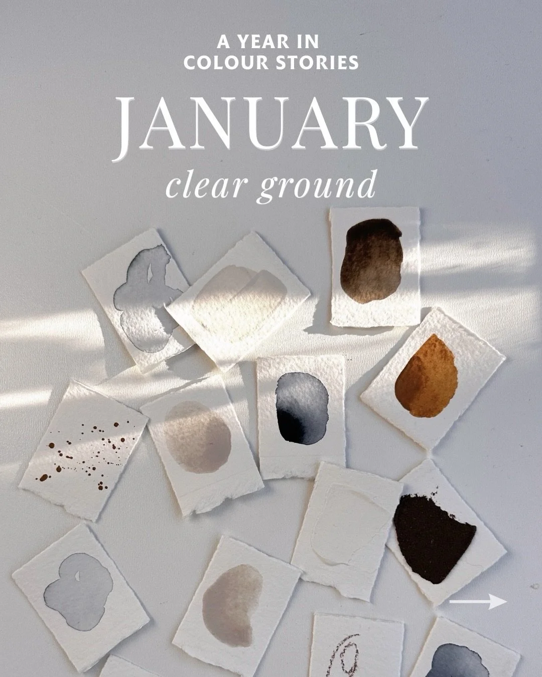 This was January &mdash; a return to clear ground 🤍

It began with quiet observation.
Winter light moving slowly across the walls,
soft shadows, muted tones, a sense of stillness 🌫️

I started collecting these impressions &mdash;
in colours, textur