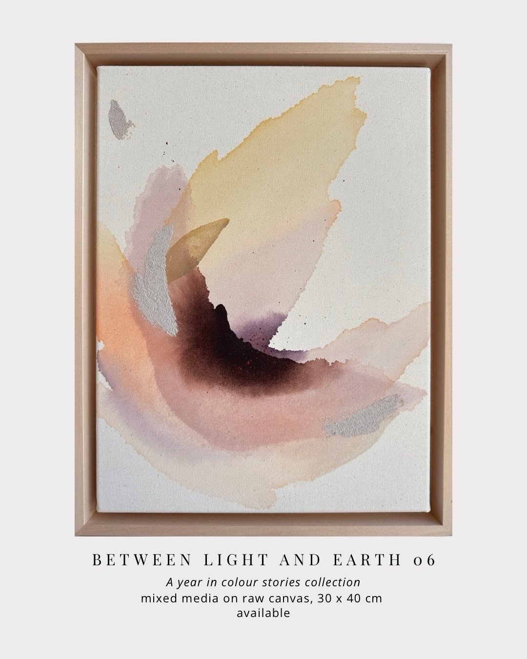 I know it&rsquo;s already April,
but I wanted to take a moment to share this piece from March 🤍

Part of 𝘉𝘦𝘵𝘸𝘦𝘦𝘯 𝘓𝘪𝘨𝘩𝘵 𝘢𝘯𝘥 𝘌𝘢𝘳𝘵𝘩 &mdash;
a colour story shaped by the shift into spring. 💫

Soft, luminous layers of peach, coral, y