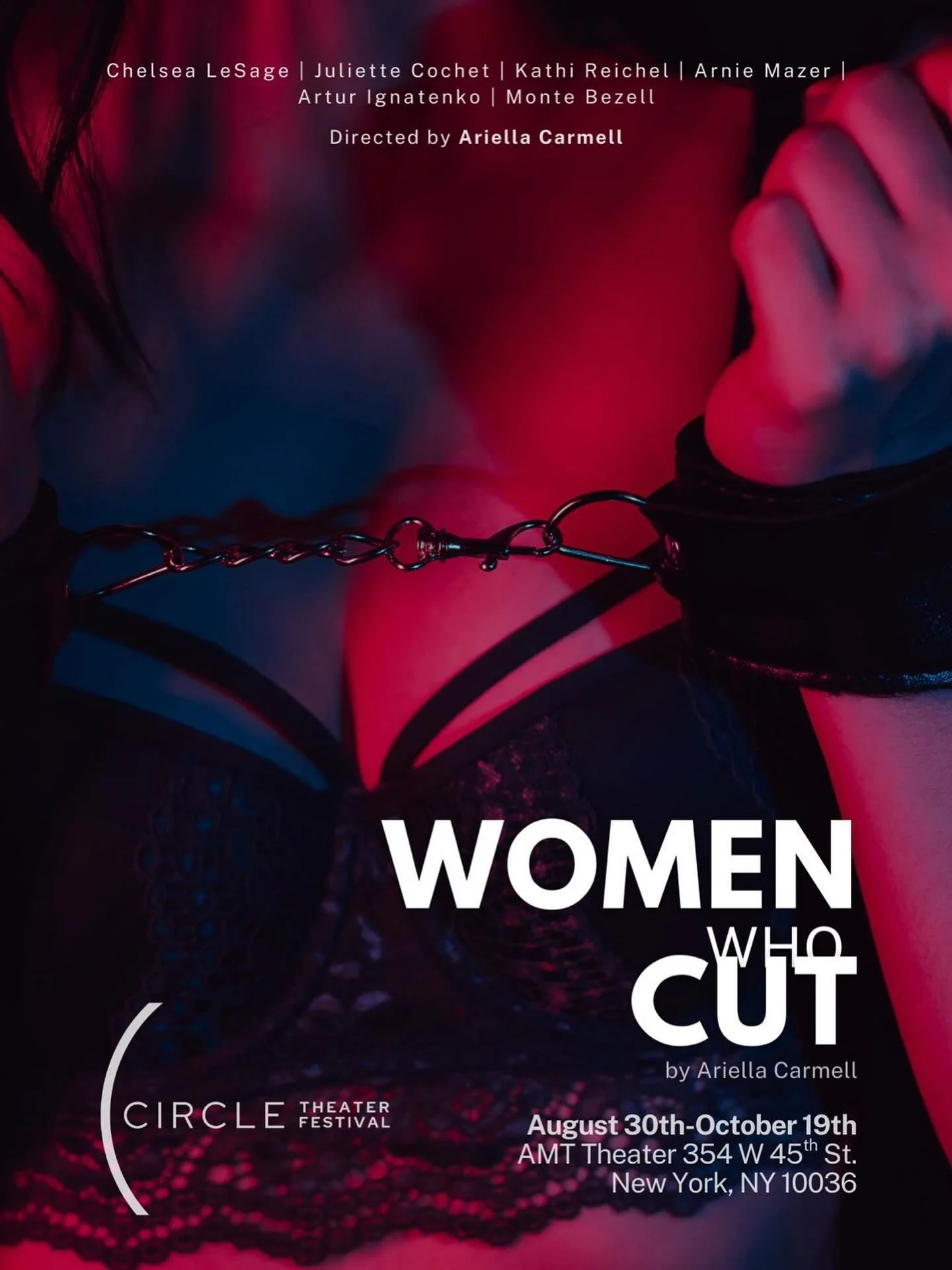 Women Who Cut, by Ariella Carmell, is a darkly satirical chamber drama where sex, power, and revolutionary sisterhood collide. Tickets sold as part of our Late Night Cabaret! Link in bio ❤️&zwj;🔥⭕️❤️&zwj;🔥

#Fringetheatre #newyorkfringe #indietheat