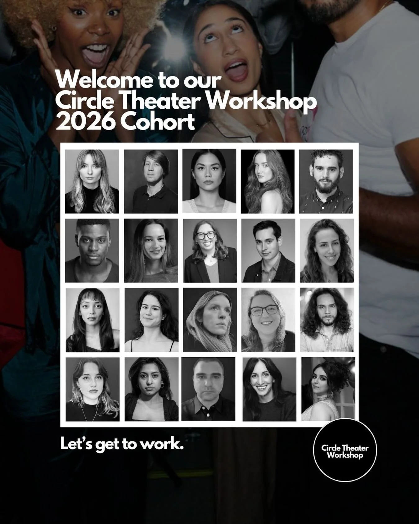 What a way to start. Today&rsquo;s opening session with the 2026 Circle Theater Workshop cohort was full of energy, curiosity, and bold ideas already taking shape.

If today was any indication, the next three months are going to be something special.