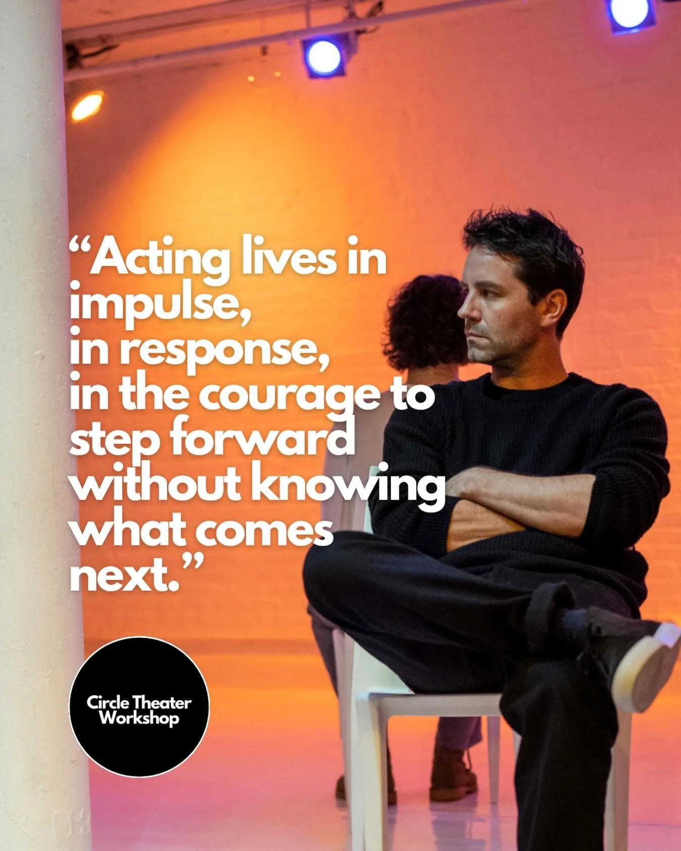 What happens when you step into a moment without knowing what comes next?

Join us at Circle Theatre Lab to explore acting as pure doing&mdash;impulse, response, and the courage to move through imaginary circumstances.

March-May, weekends only, LES
