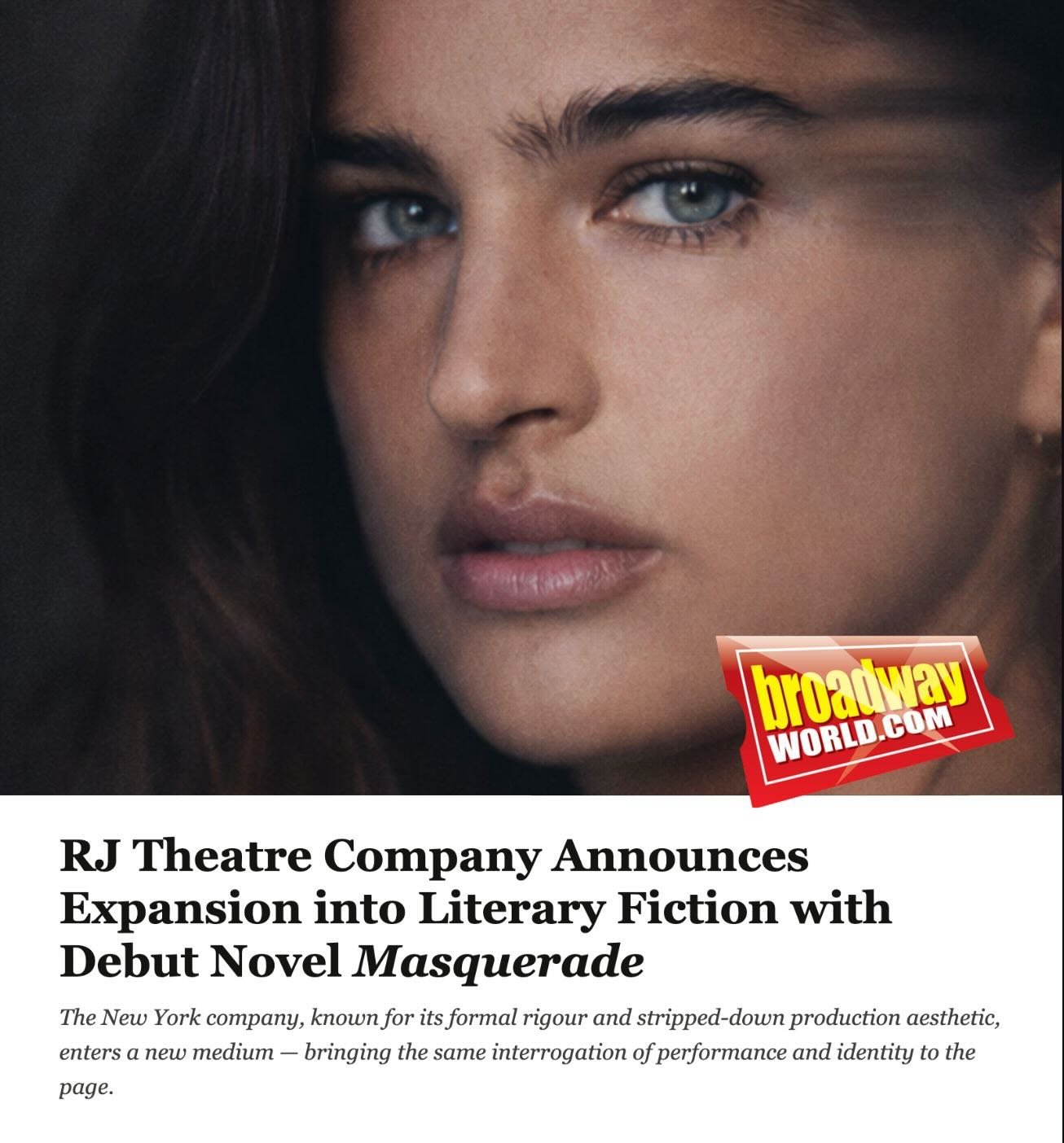 It&rsquo;s official&hellip; we&rsquo;re expanding into fiction. So excited to share some of our first novel, Masquerade with you all. 

Masquerade is a novel that lives in the same space as our stage work: performance, identity, and the cost of being