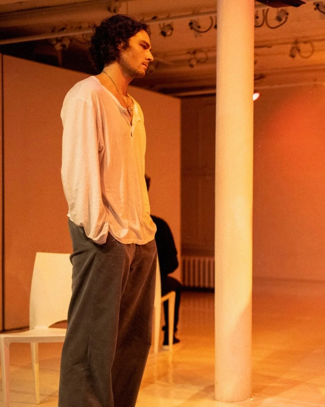 @casimere and @captainbarto in Charlie by Emma Tadmor (@theaterlab 2022) 🧡

#offbroadway #newyorkfringe #indietheatre #newyorktheatre #rjtheatre