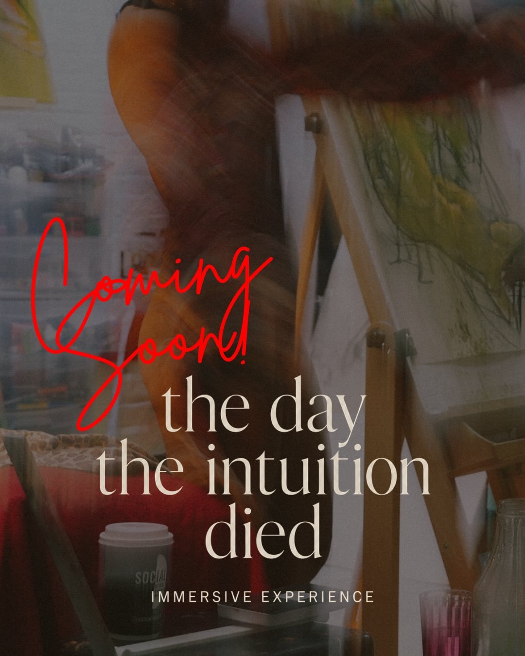 Coming Soon! An intimate immersive theater experience exploring art, desire, obsession, and the need to truly be seen.

A live performance inside an artist&rsquo;s studio, followed by a nude figure drawing session with a live model.

Music. Painting.