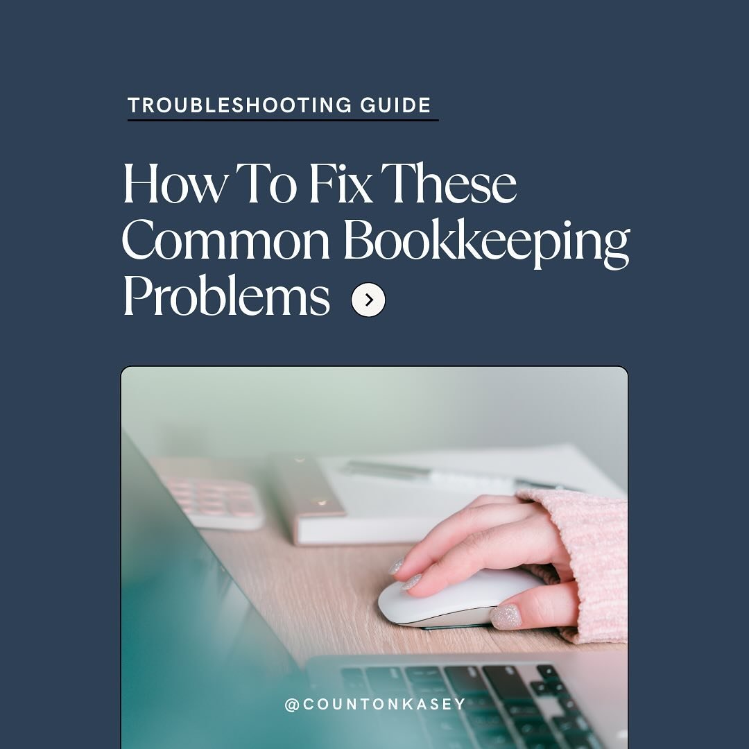 📌 SAVE these troubleshooting tips for the next time you have a frustrating bookkeeping problem! 

Want to save yourself the headache and quit worrying about your bookkeeping altogether? Let&rsquo;s chat about how I can help your business! 📲