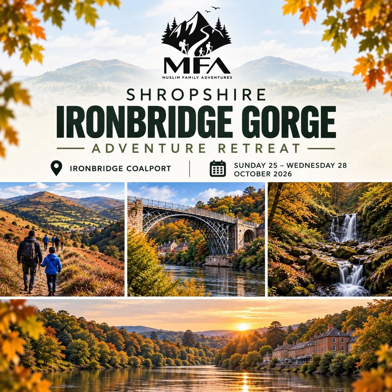 Shropshire Ironbridge Gorge Adventure Retreat 2026