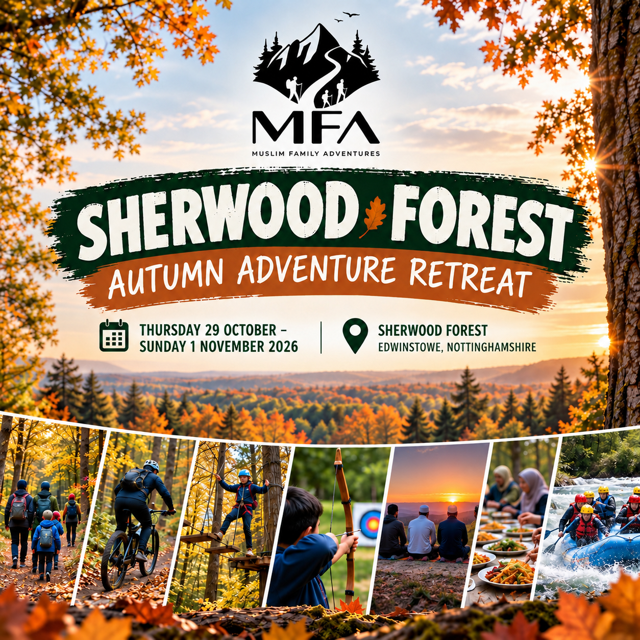 Sherwood Forest Autumn Adventure Retreat 2026 