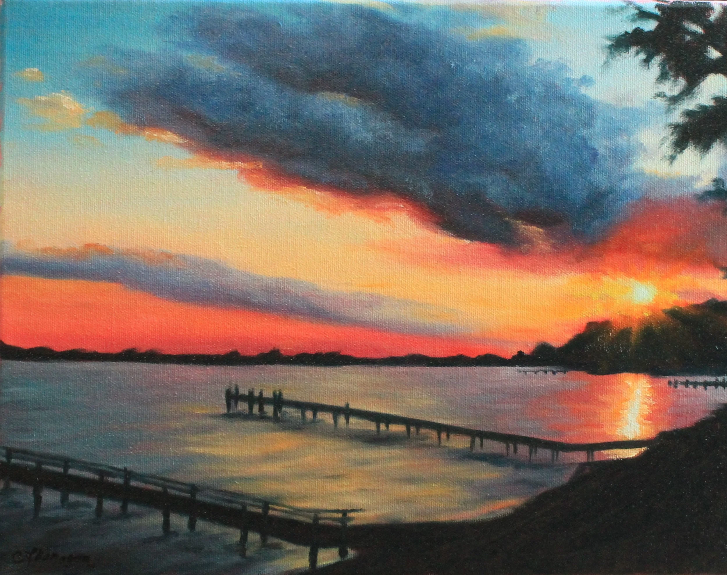 "Sunset on the Patuxent"