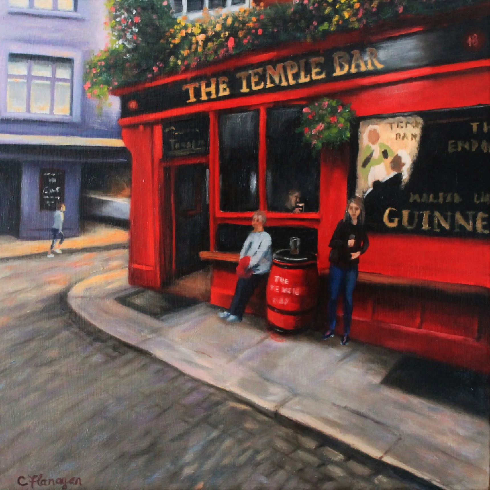 "A Quiet Morning in Temple Bar"