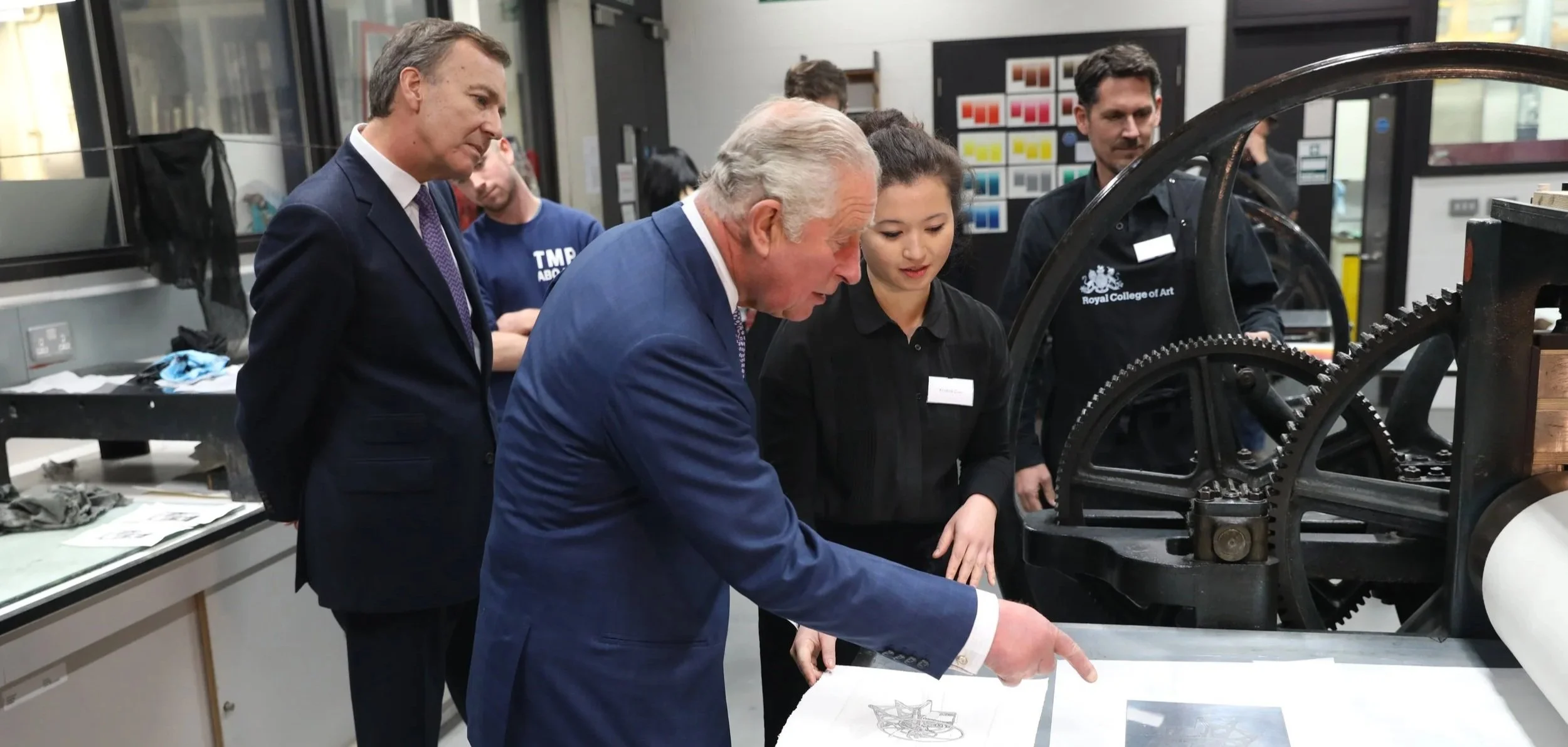 Commission for King Charles III, at Royal College of Art