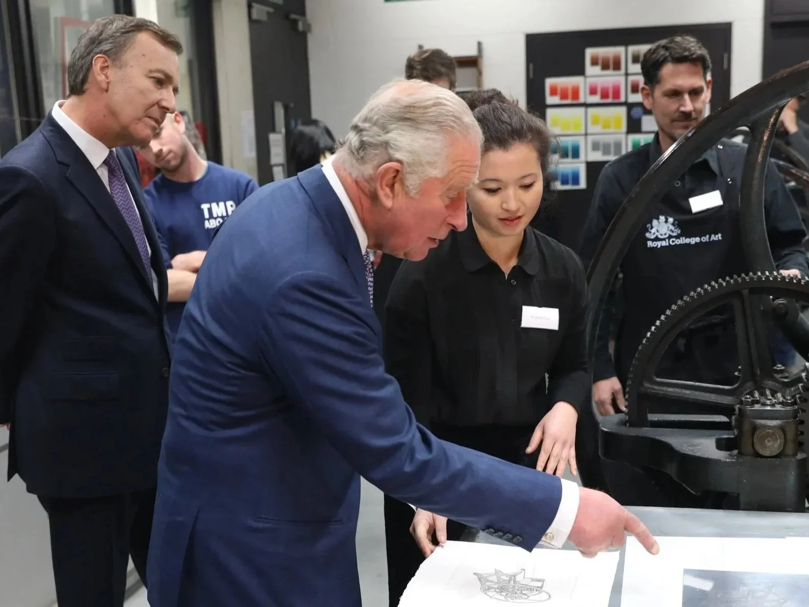 Large Haddon, Royal Visit