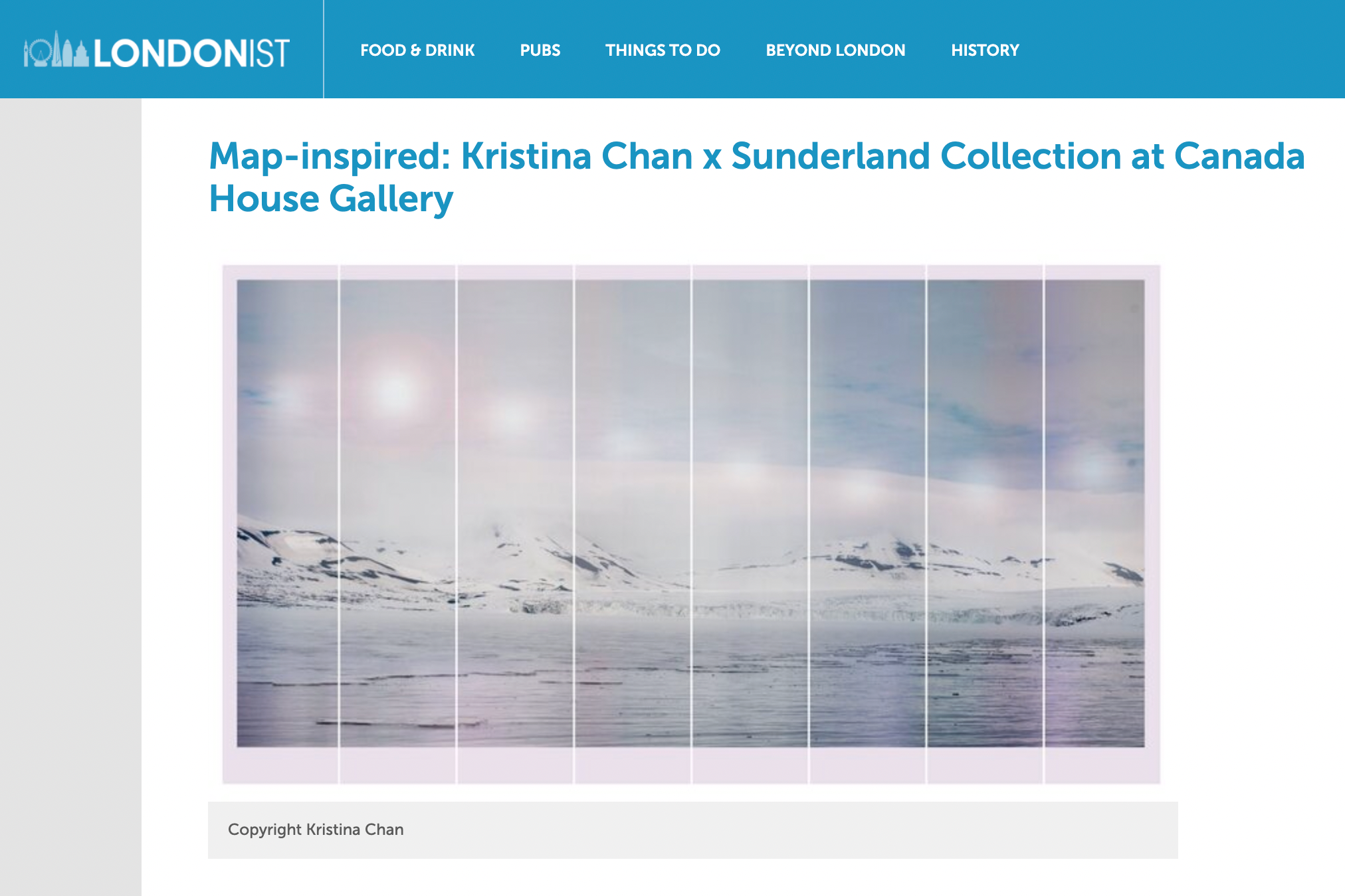 The Londonist: Top 5 Exhibitions to See in London, Habitable Climes, Kristina Chan