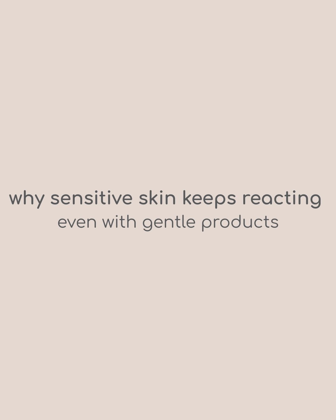most sensitive skin isn&rsquo;t broken.
it&rsquo;s overworked.

barrier support matters more
than adding new actives.
#sensitiveskin #skinbarrier #skincareeducation