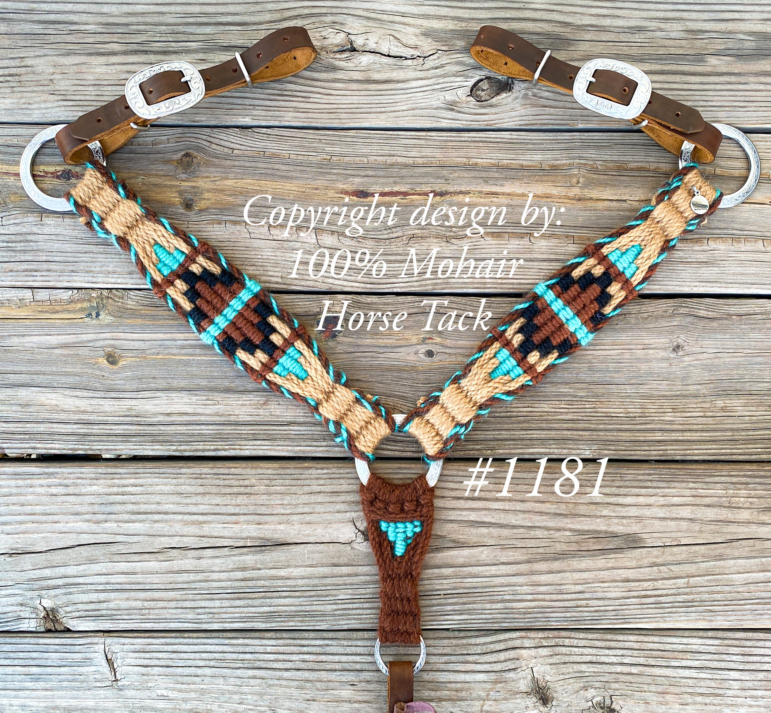 Pony Sized Horse Tack- Mohair Breast Collar For Horses