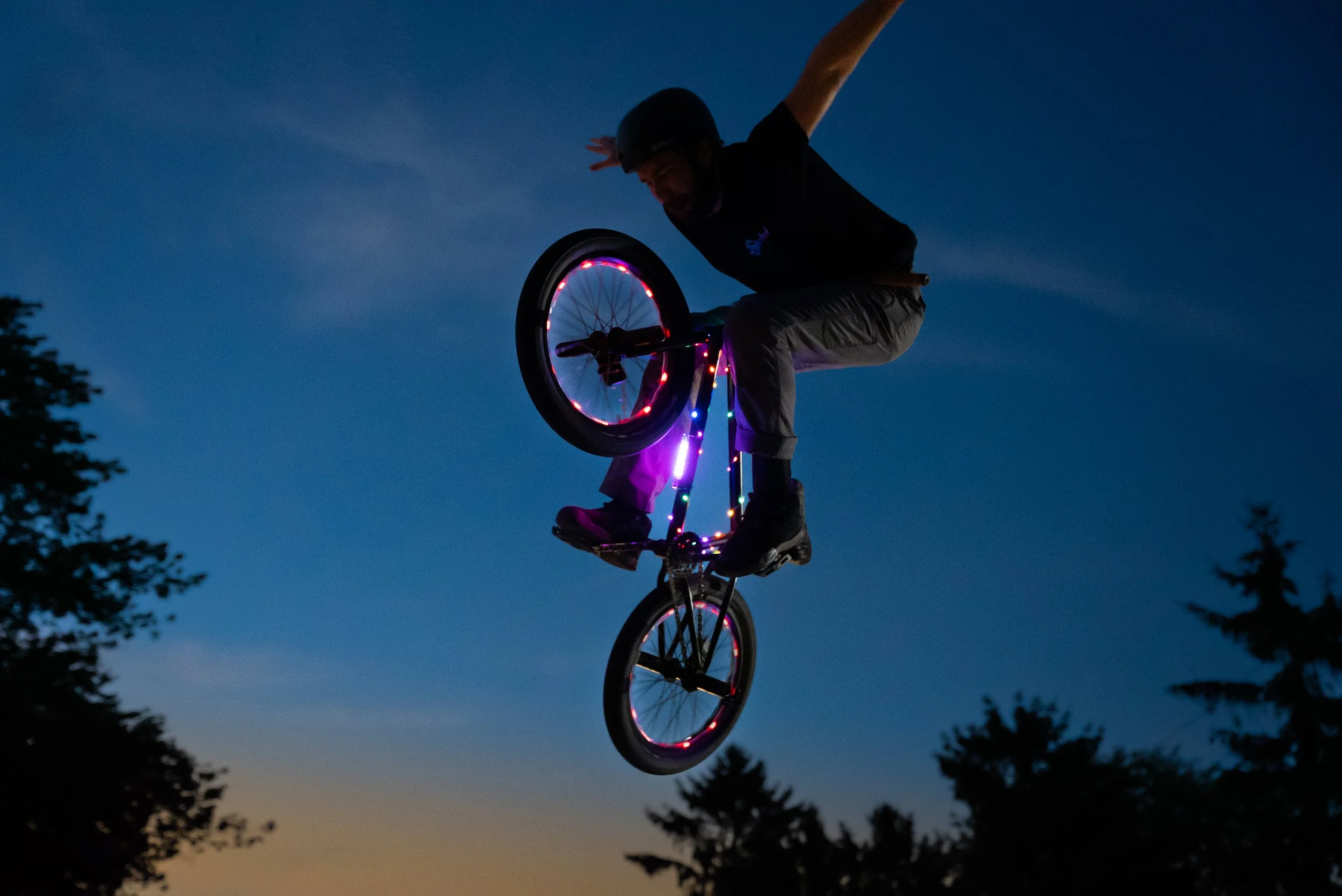 Biker in Ottawa Lake, MI