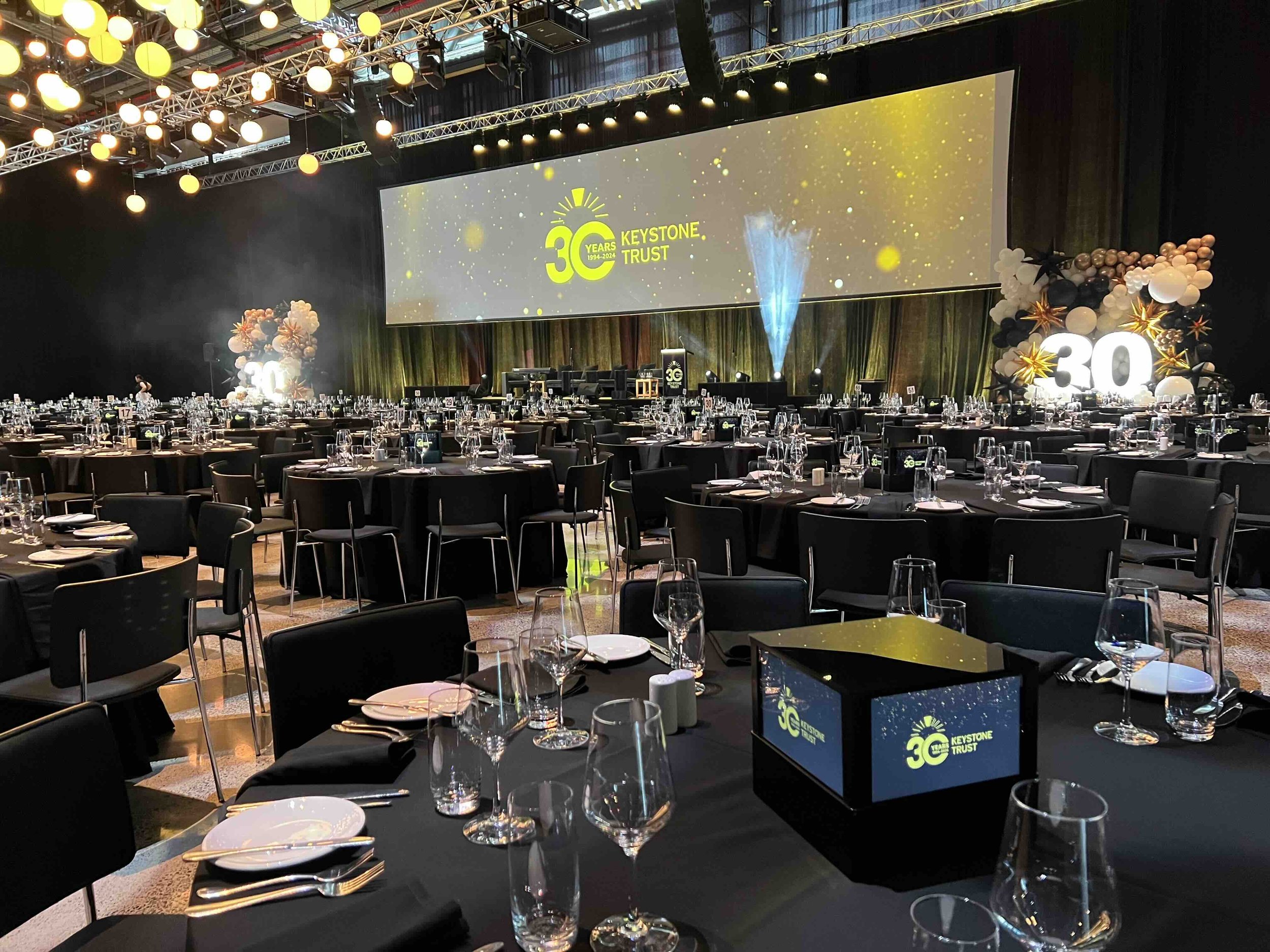 Keystone Trust 30th Anniversary Gala Dinner held at Viaduct Event Centre
