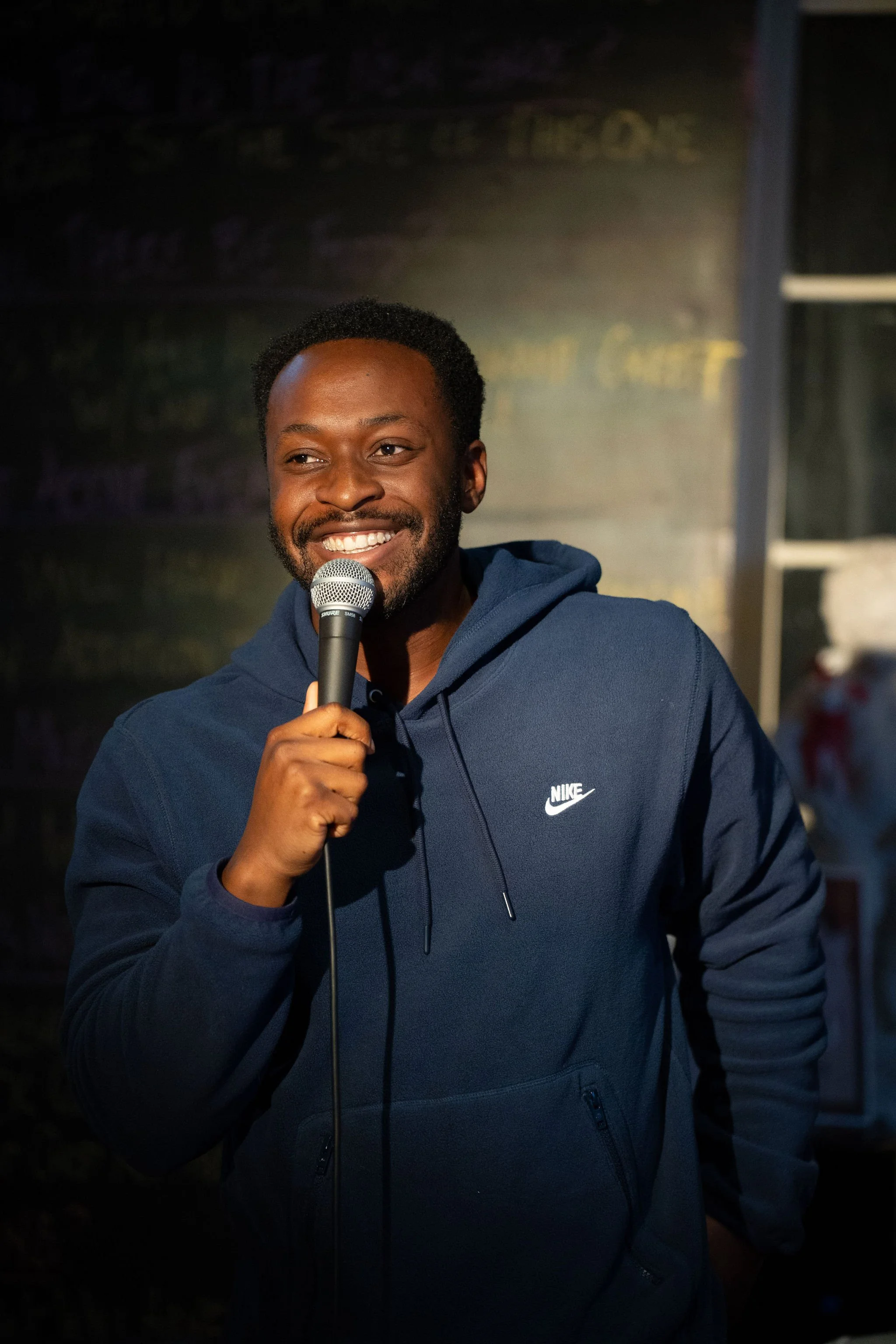 Goodnight's comedy club mic