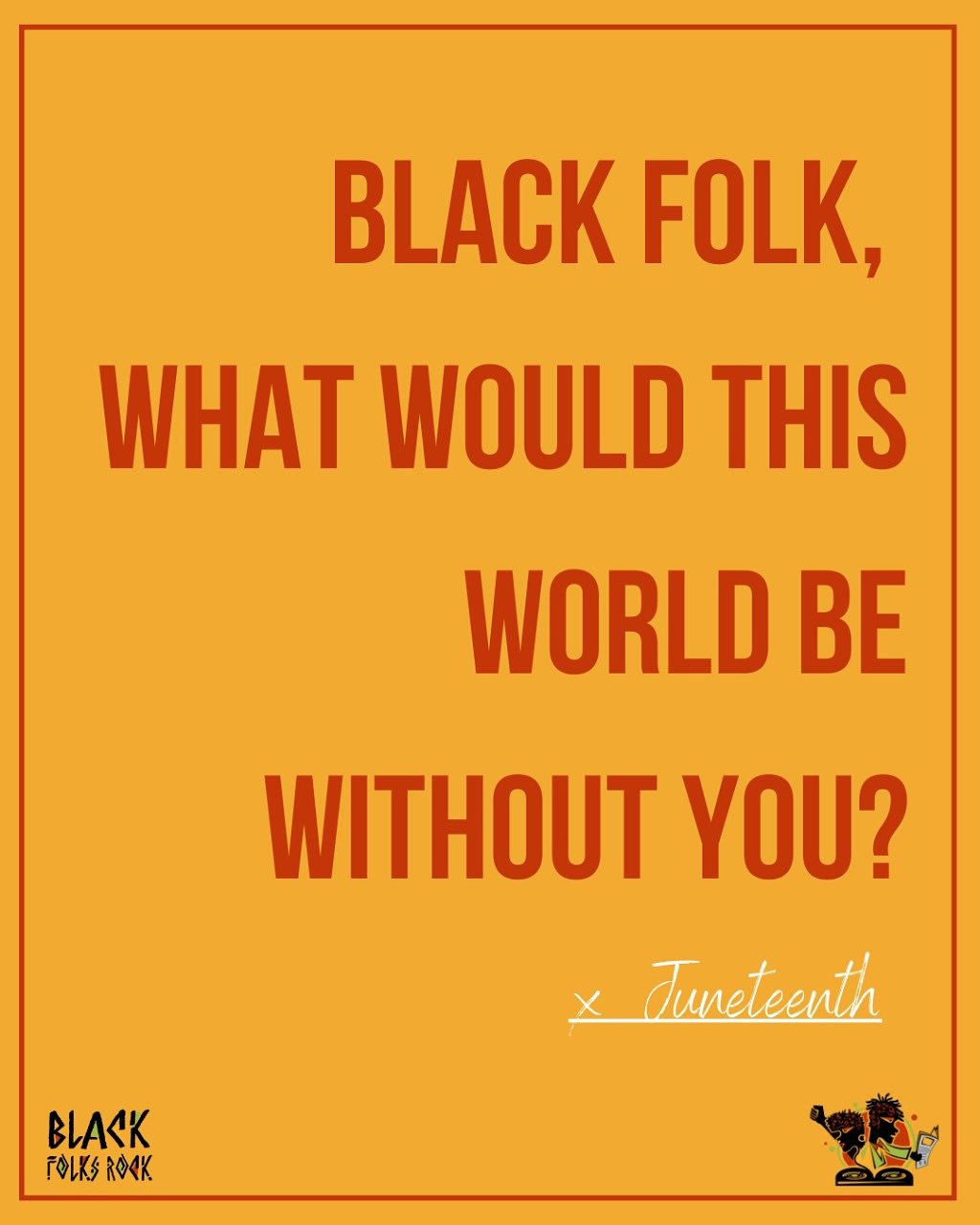 Black Folk,

Today ain&rsquo;t just a day off &mdash; it&rsquo;s a reminder that we&rsquo;re still here, still rising, and still shining.

Honor the past. Celebrate the present. Enjoy your Juneteenth!

✊🏾✊🏽✊🏼To get your daily dose of historical fa