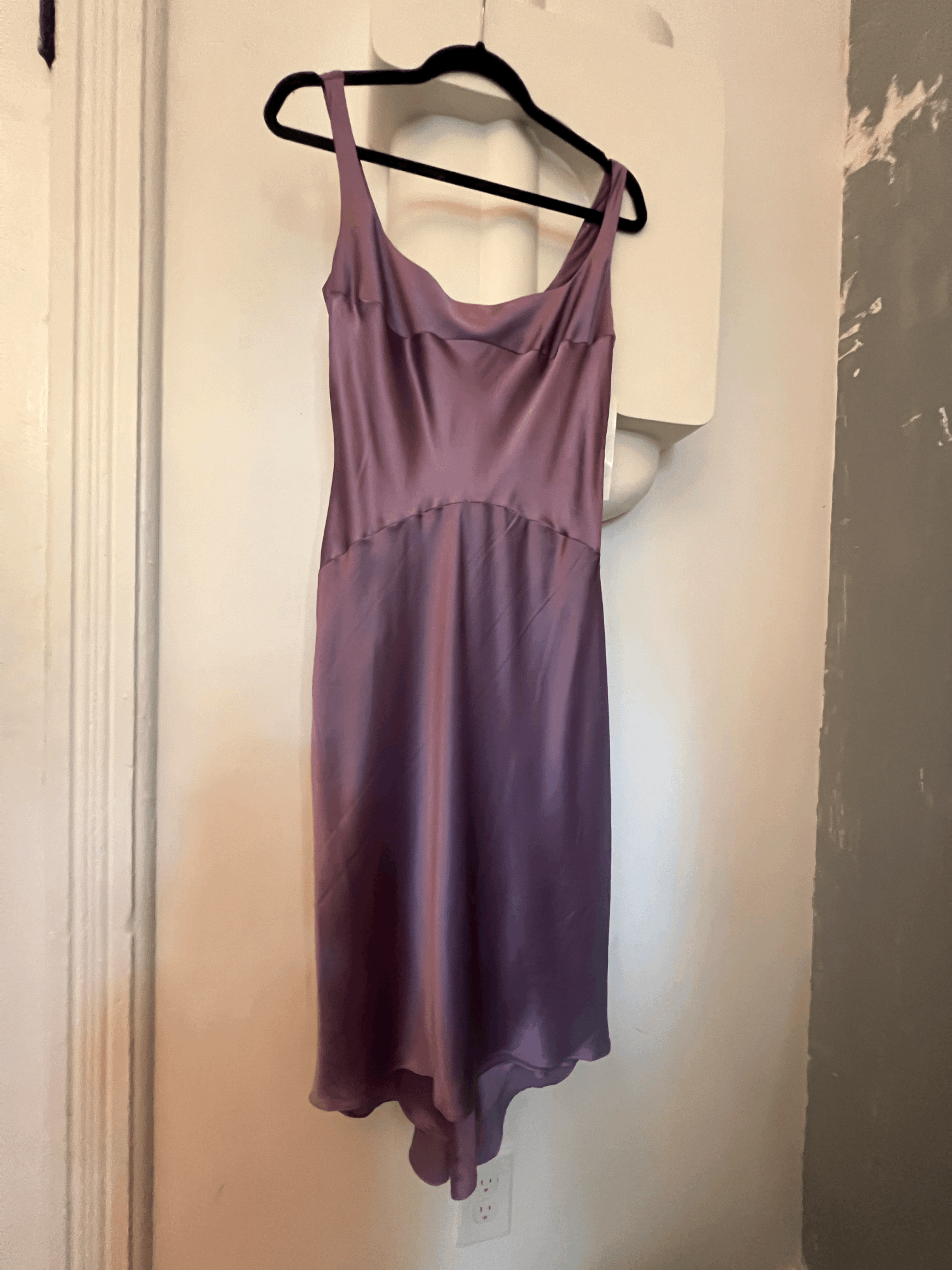 lela rose silk dress Bluebell Faille Scoop Neck Bubble Dress