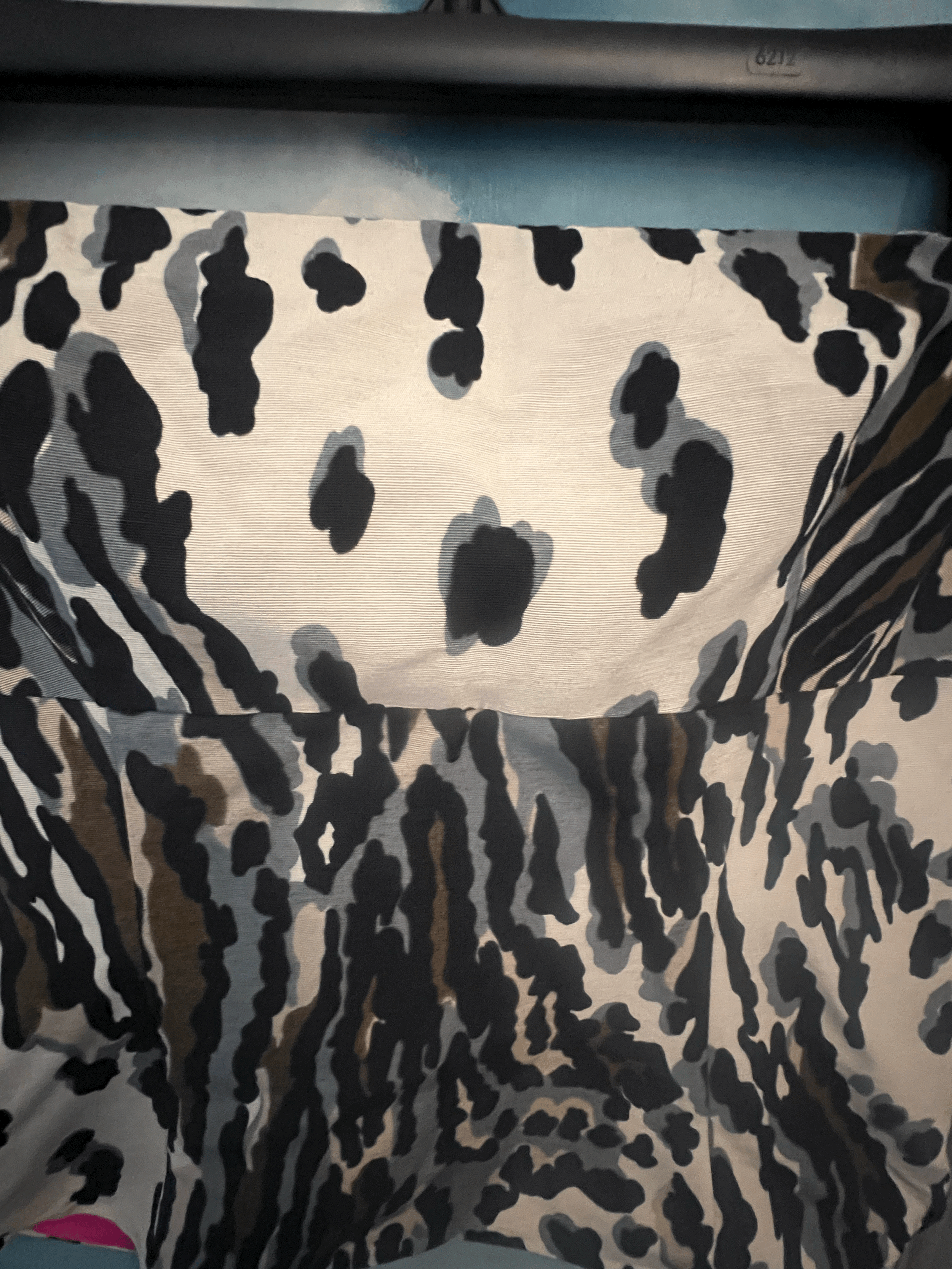 1990s Trina Turk Leopard Bustier Sz 2 swatch