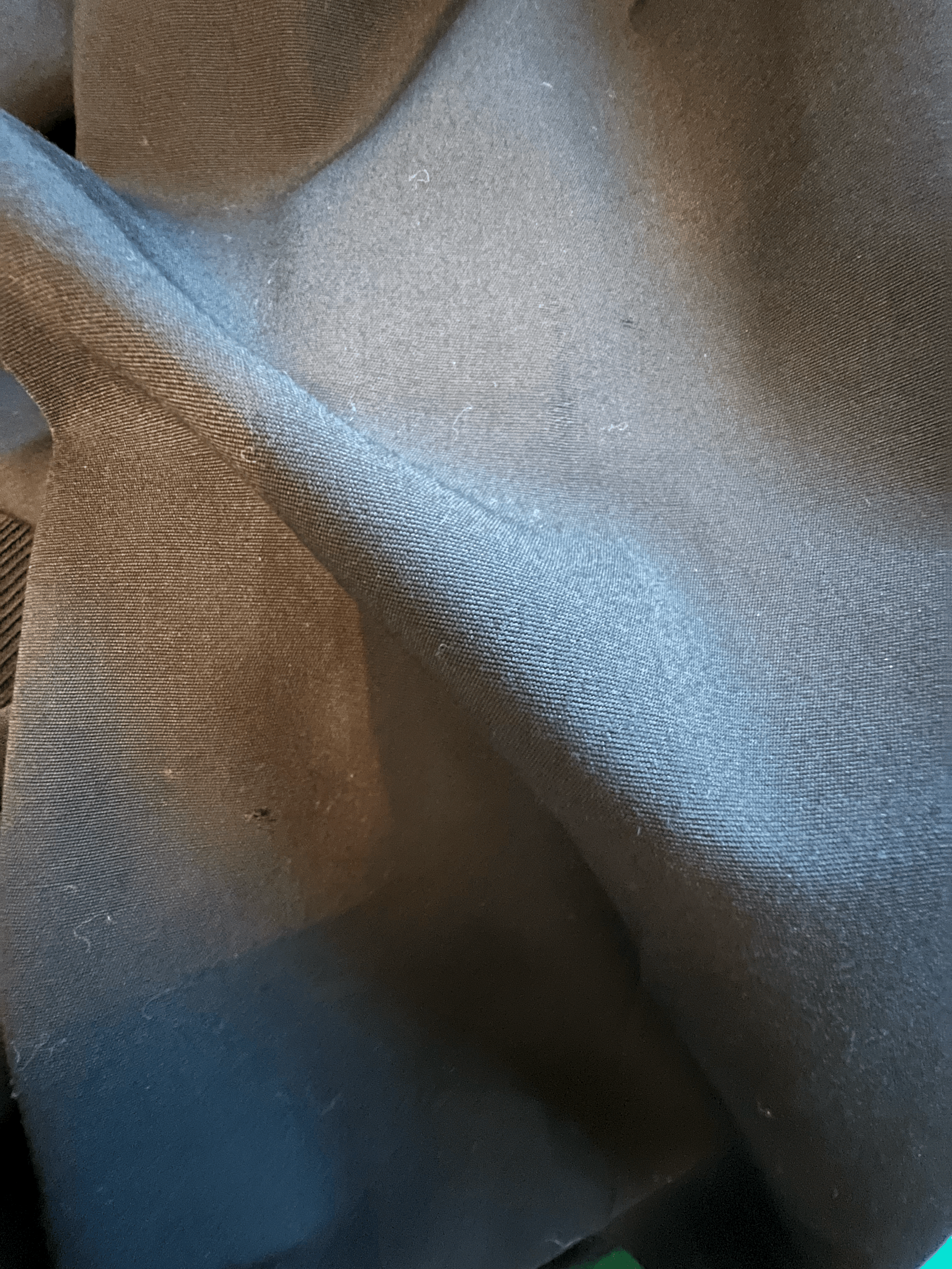 FW 2001 Chloe Stella McCartney Black Wool Trousers with hook and eyes Sz 36 swatch