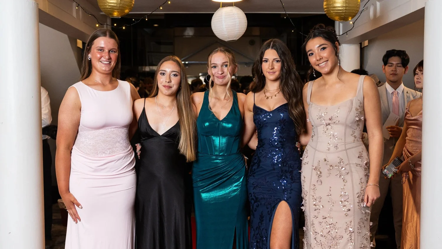 Friends together at Riccarton High School Formal 2026