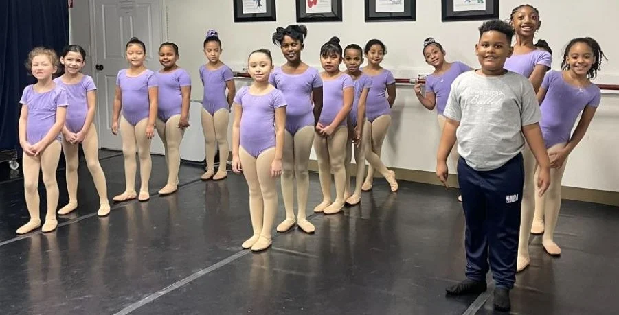 New Bedford Ballet Leaps and No Bounds students