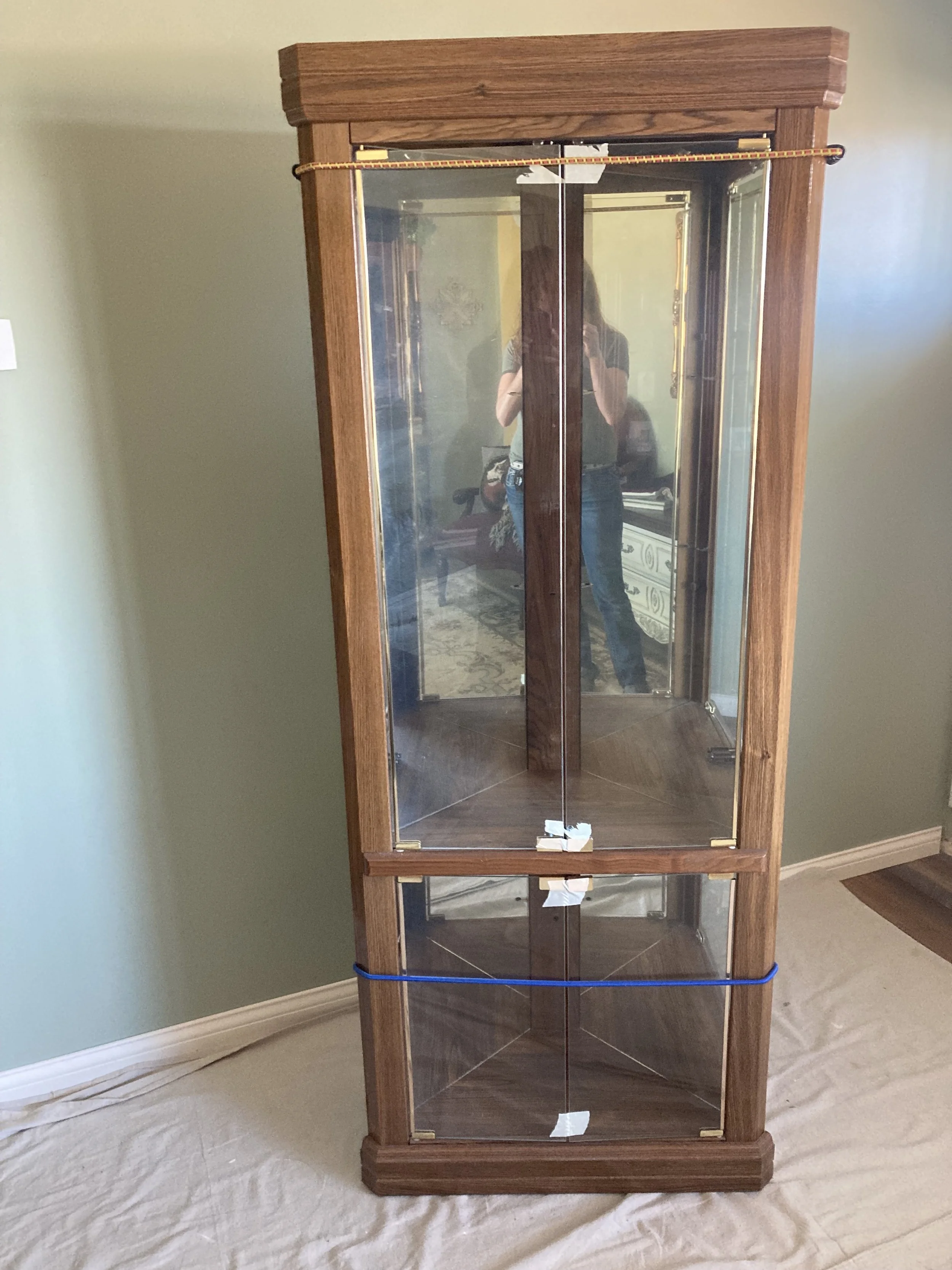 This is what the cabinet looked like to begin with.