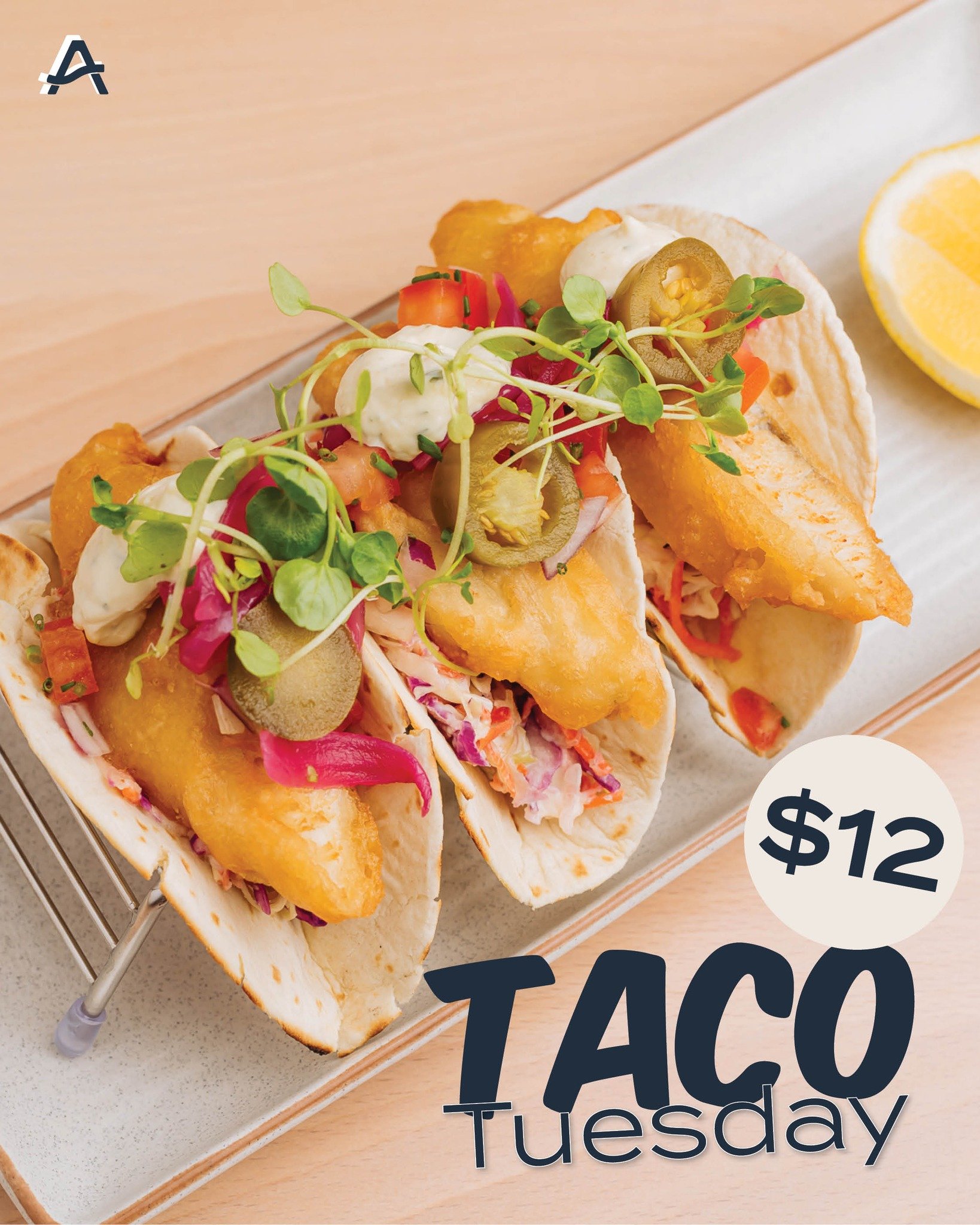 The only bad Taco is the one you didn&rsquo;t eat 🌮

Head into Ashmore Tavern for Taco Tuesday, where you can enjoy three pork, chicken or fish tacos for only $12!

Available every Tuesday from 11:30am to 8:30pm.

Come on in and spice up your evenin