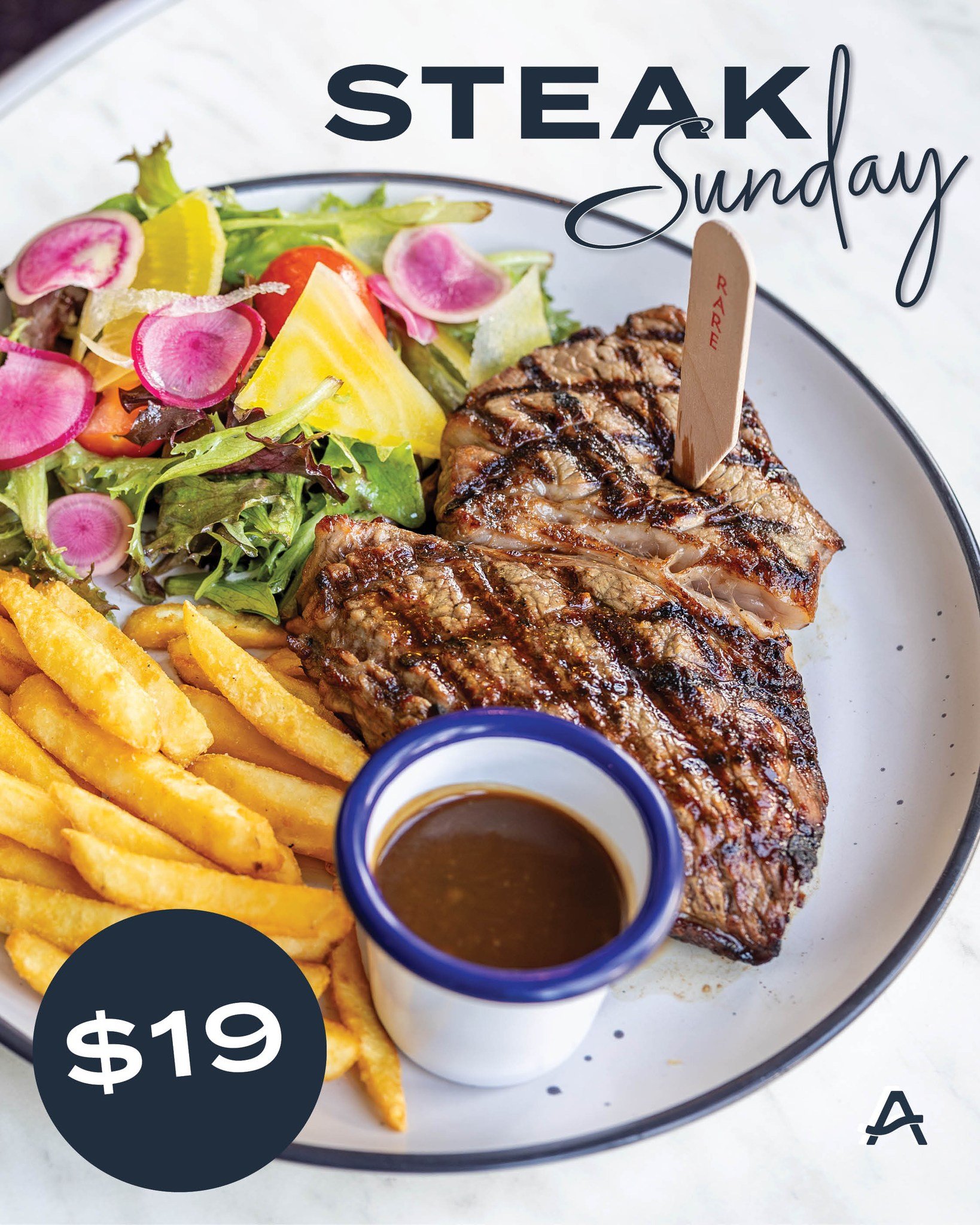 Sizzle into Ashmore Tavern tonight for our $19 Steak Night Special! 🔥

Enjoy a juicy 200g Rump Steak served with beer battered chips and gravy for just $19. Add a refreshing salad for only $2 extra! 🥩🥗

Available EVERY Sunday from 5:30pm to 8:30pm