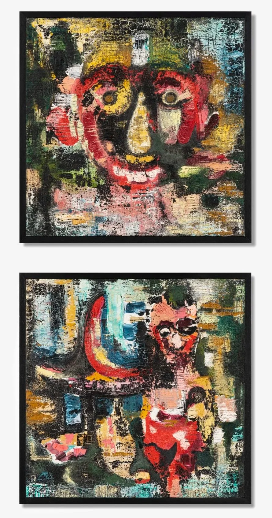  Vivid Dreams 2  
53 cm x 53 cm (x 2)  
Oil on Canvas 
 Sold 