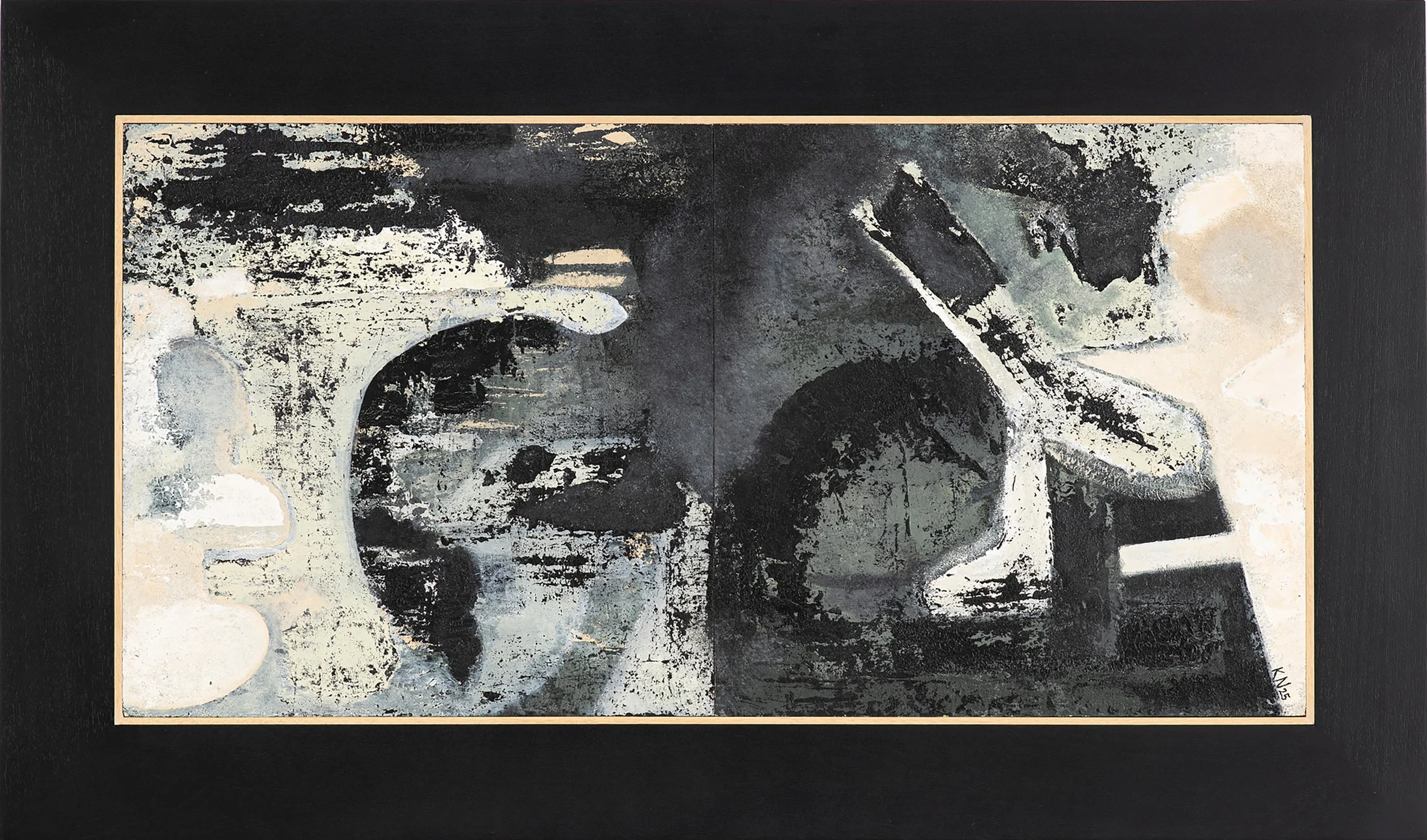  Since Then 6  
58 cm x 98 cm  
Acrylic on Wood 
 Sold 