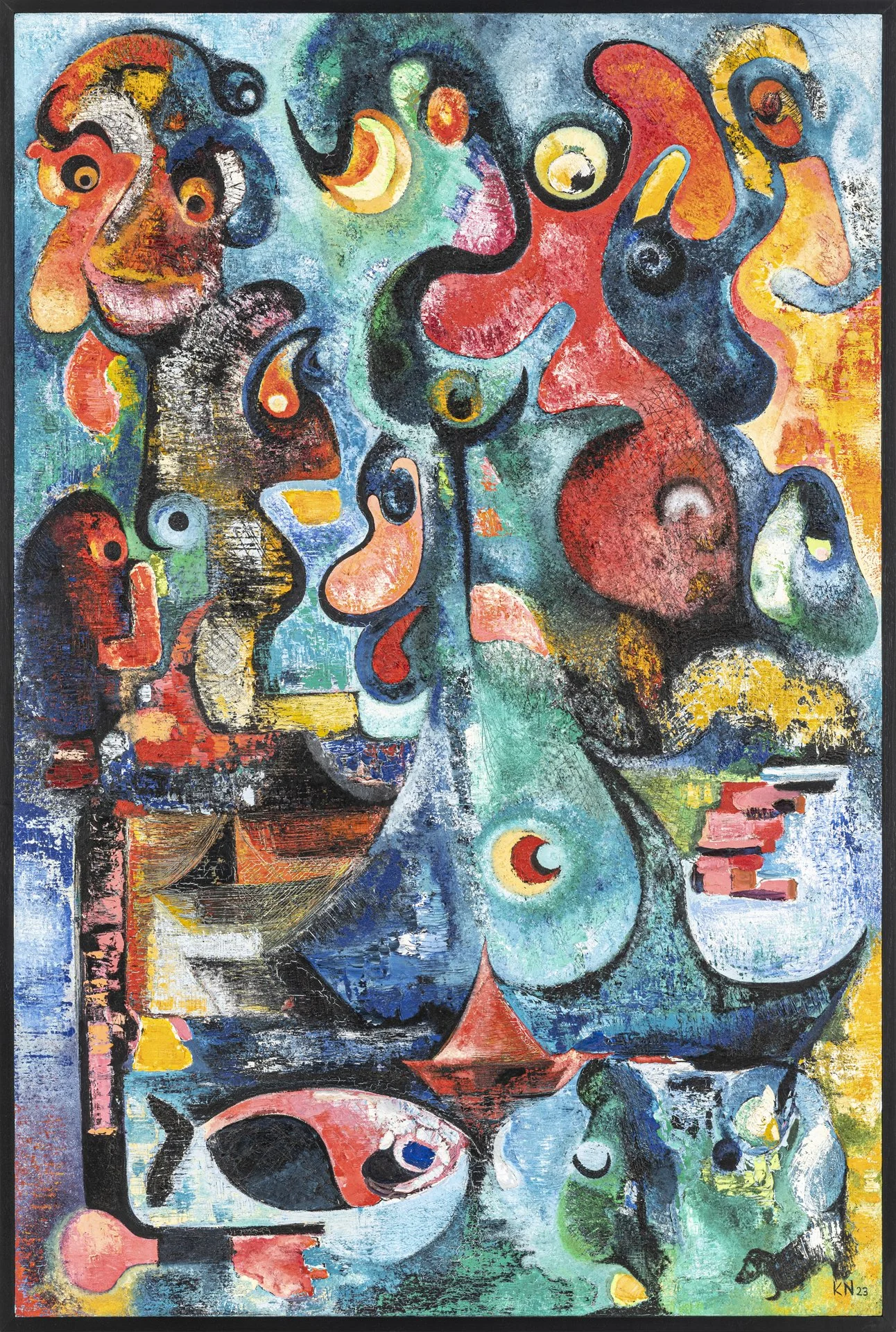  Vivid Dreams 1  
154 cm x 104 cm  
Oil on Canvas 
 Sold 