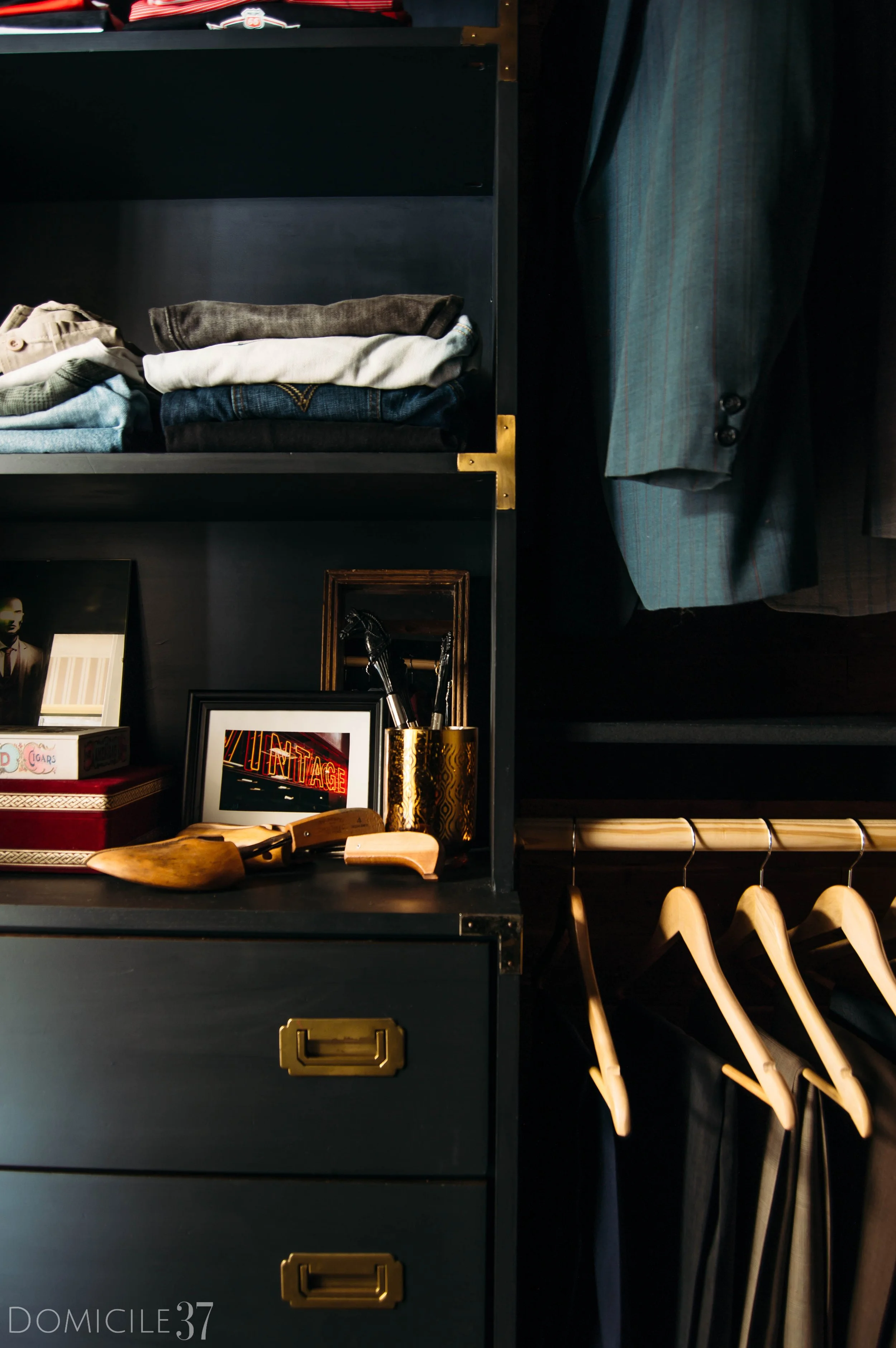 Cigar Lounge Inspired Shared Closet