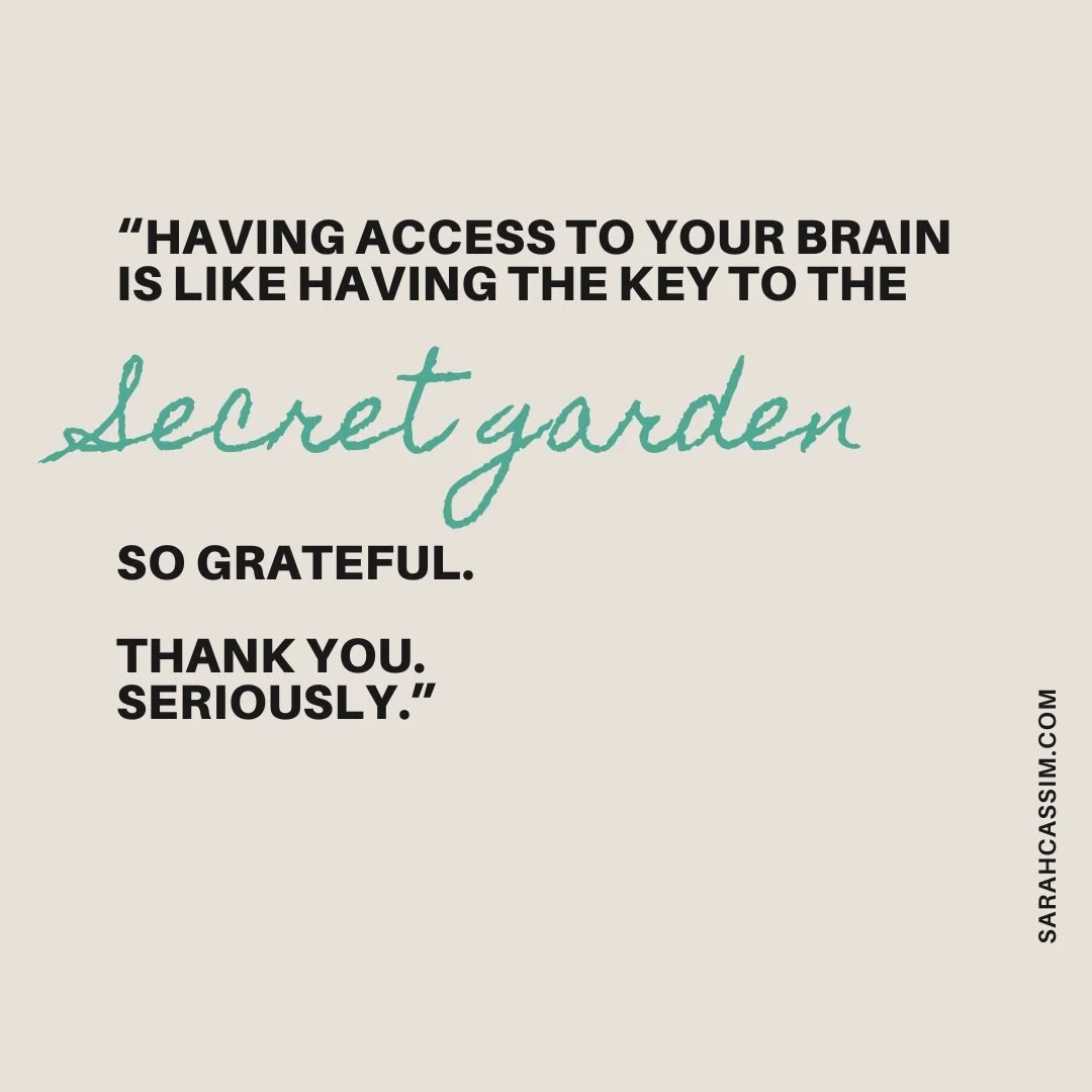 I&rsquo;ve been called a lot of things over my time&hellip; but this was a first 😂

Being compared to something that unlocks a whole new way of thinking? This one made me stop for a moment and really consider what this actually meant. 

The gratitud