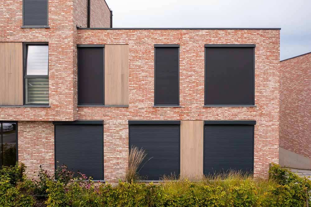 Harol VR150 external roller shutters fitted to residential windows