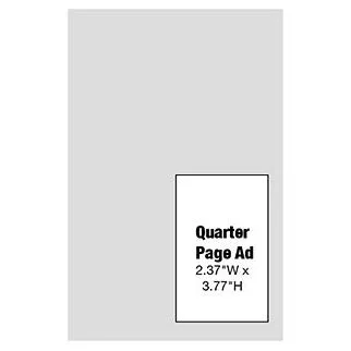 TEDx Program Quarter Page Ad