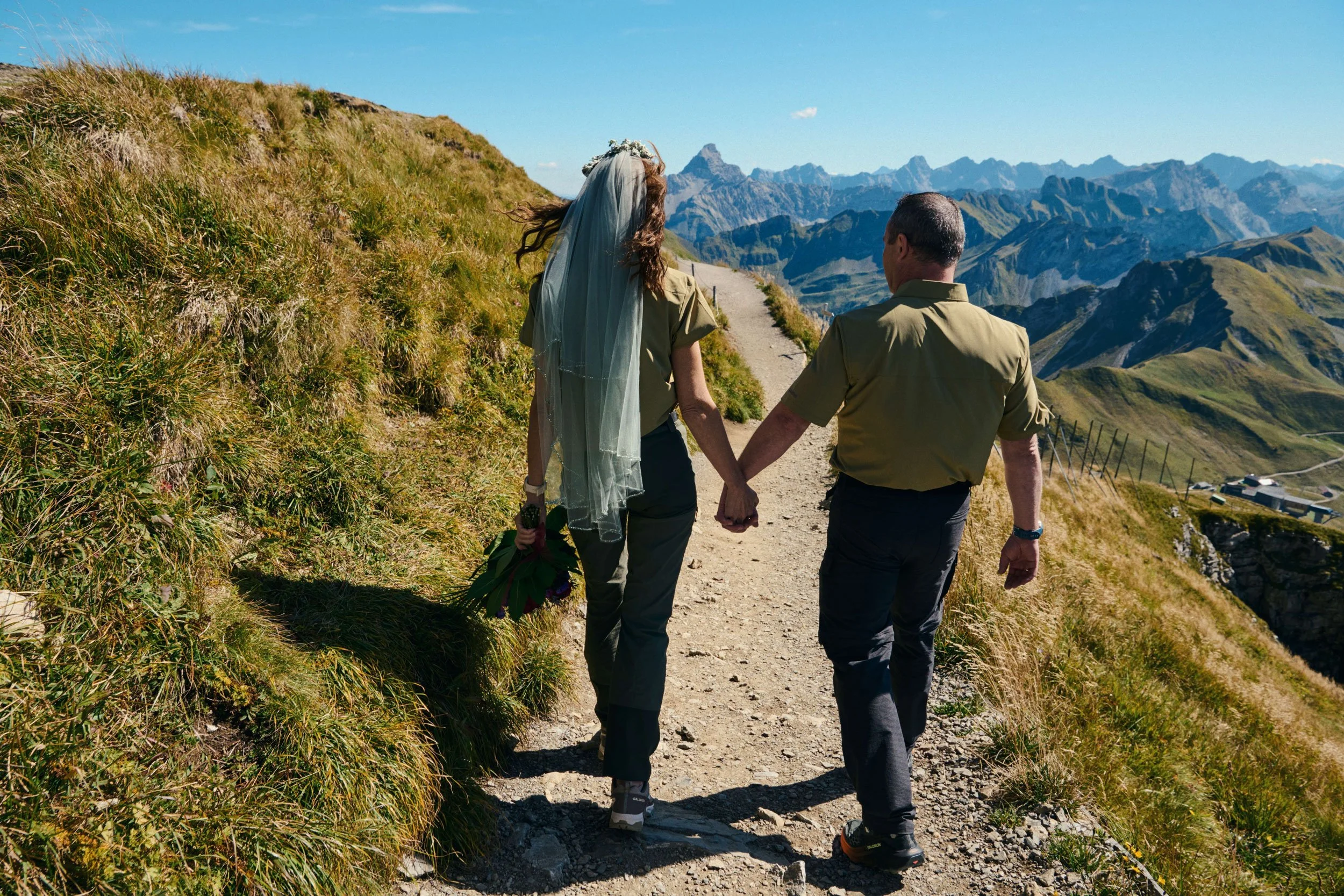 Hochzeit auf dem Nebelhorn im Allgäu