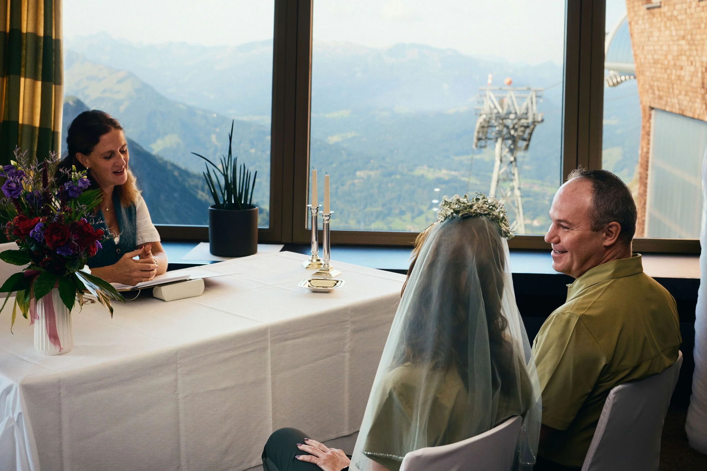 Hochzeit auf dem Nebelhorn im Allgäu