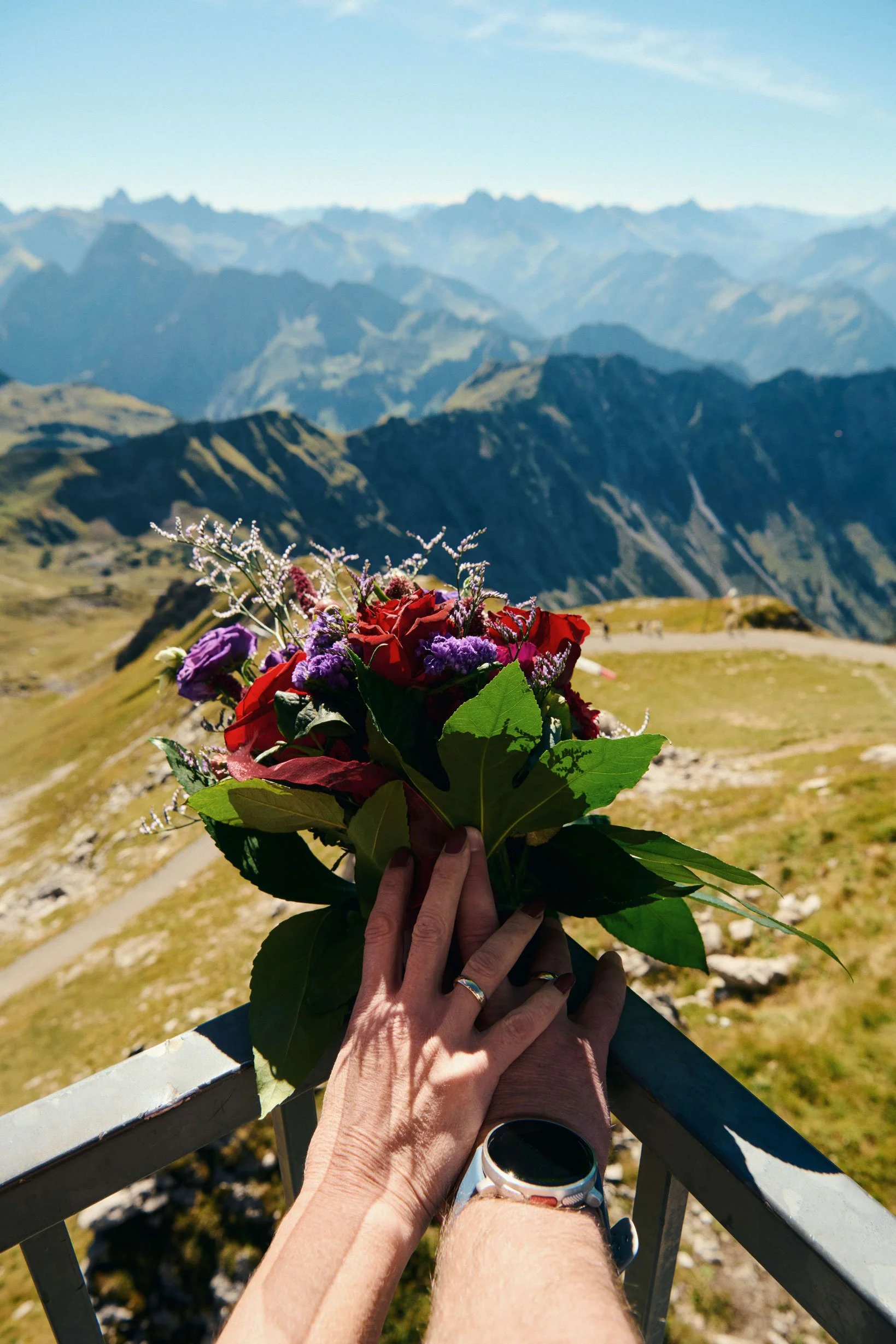 Hochzeit auf dem Nebelhorn im Allgäu